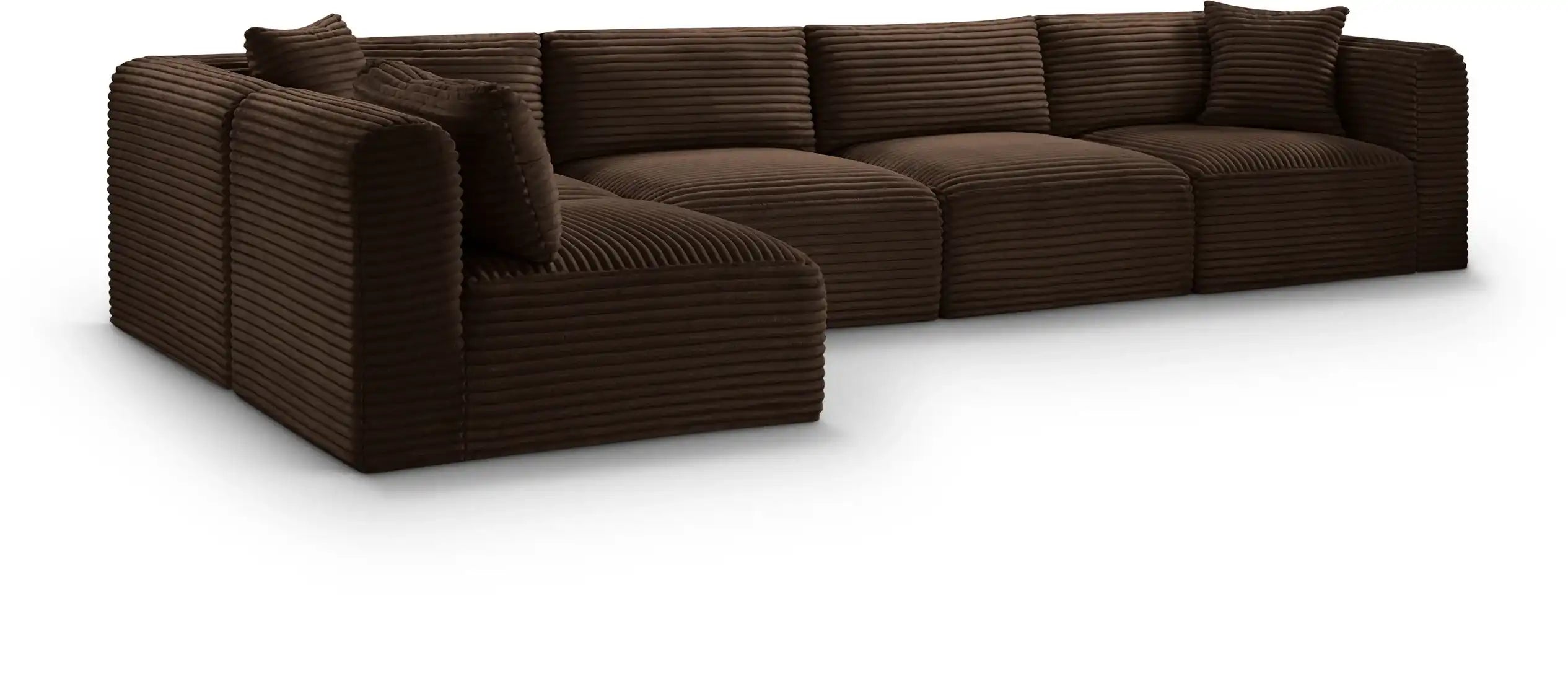Shaggy - 5 Piece Modular Sectional - Best Buy Furniture