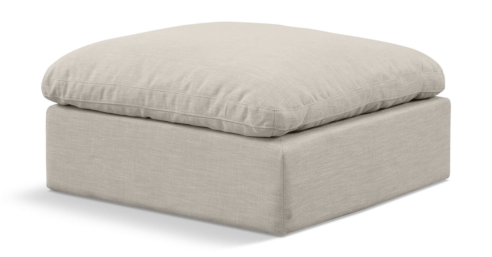 Indulge - Linen Ottoman - Best Buy Furniture