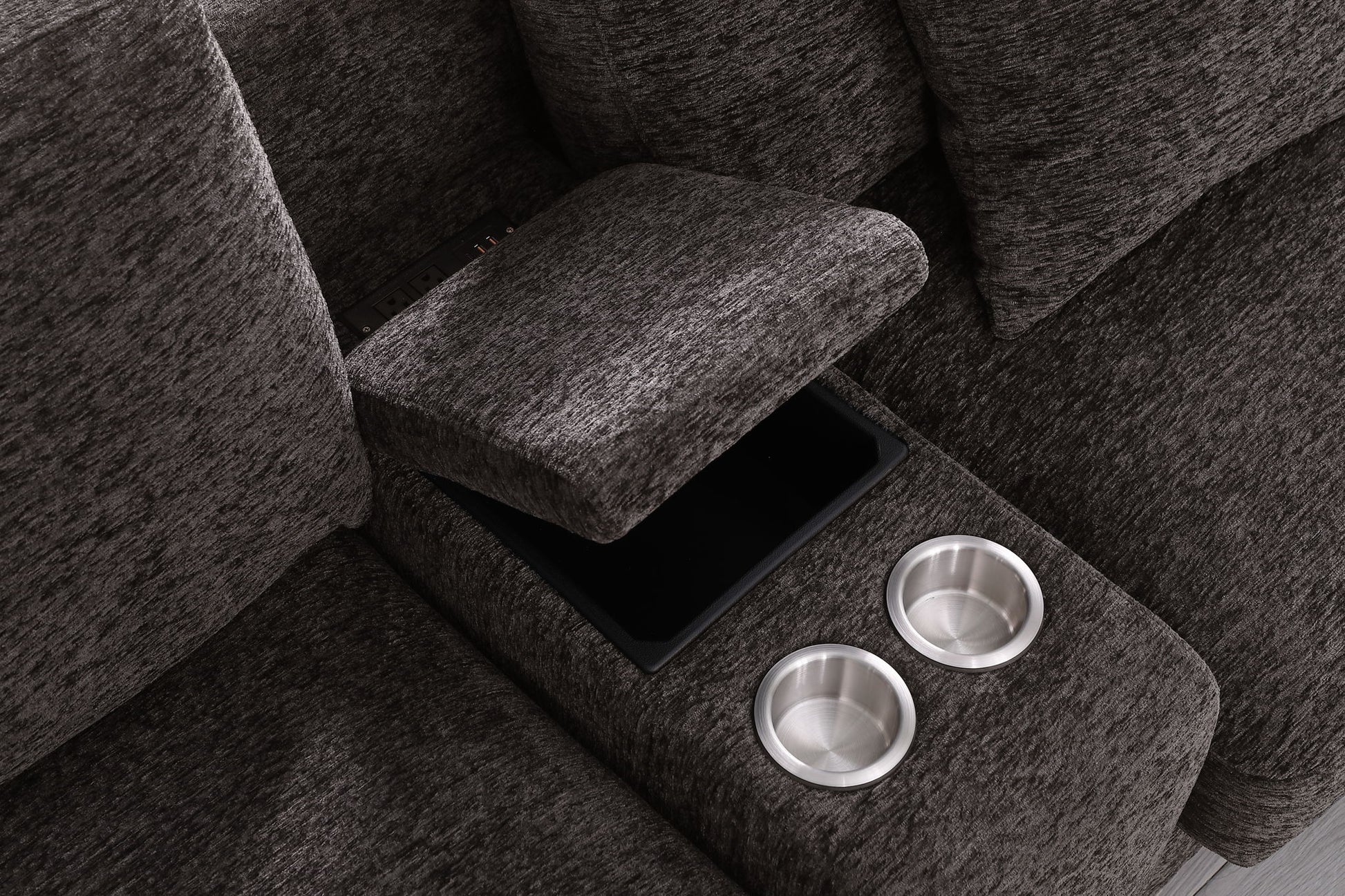 Nyeisha - Piece Upholstered Sofa & Chaise - Coffee - Best Buy Furniture