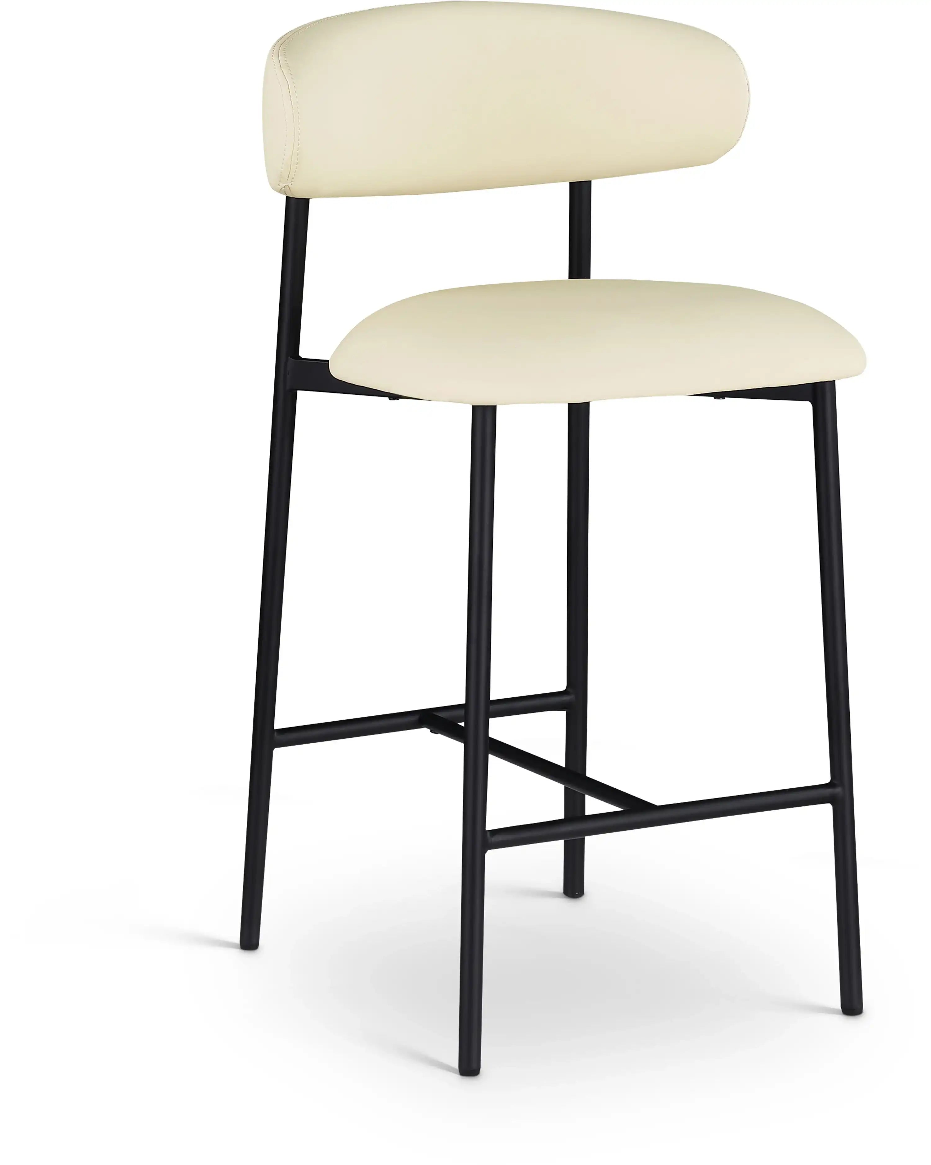 Lupita - Counter Stool (Set of 2) - Cream - Best Buy Furniture