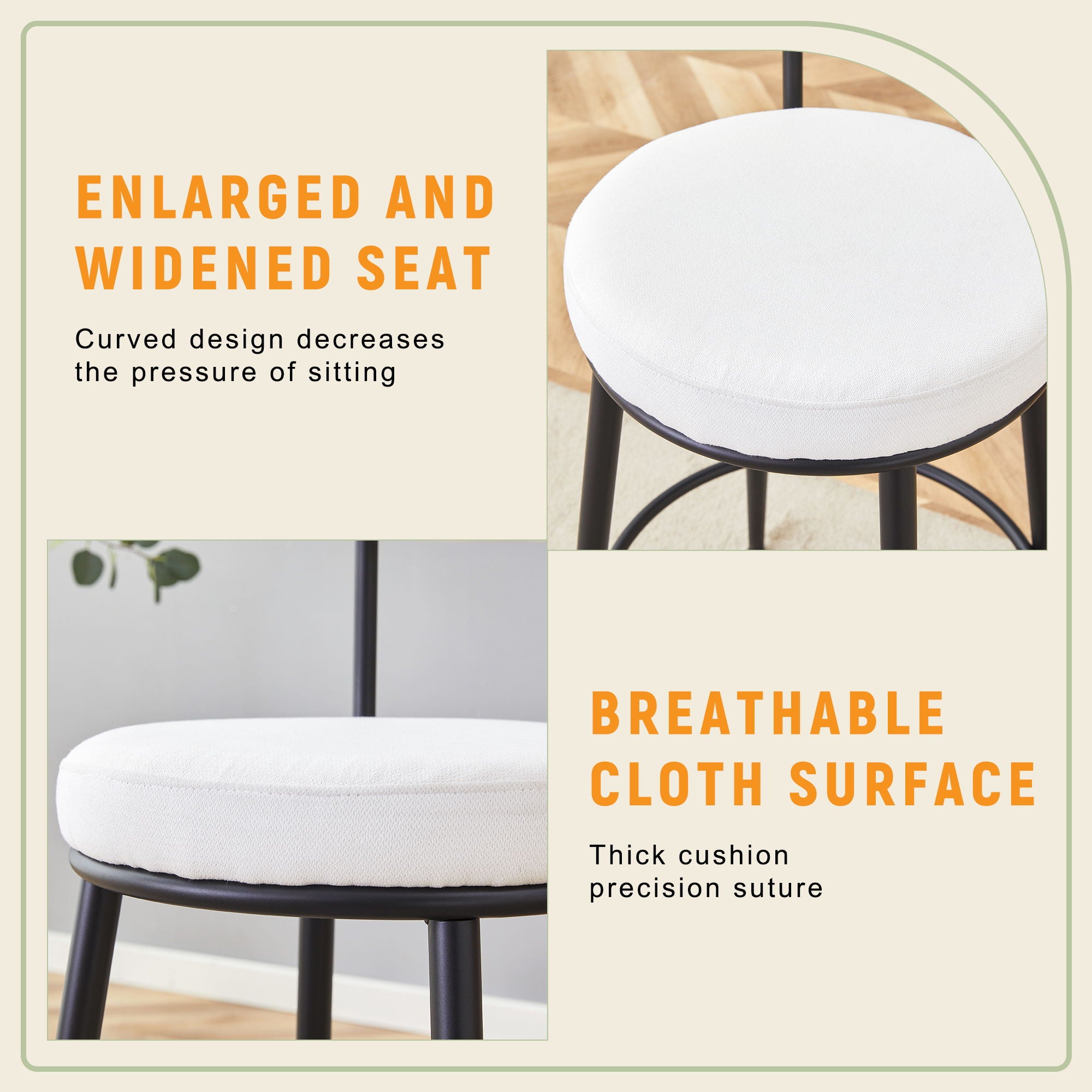 Fashionable Ergonomic High Legged Bar Chairs (Set of 2) - Best Buy Furniture