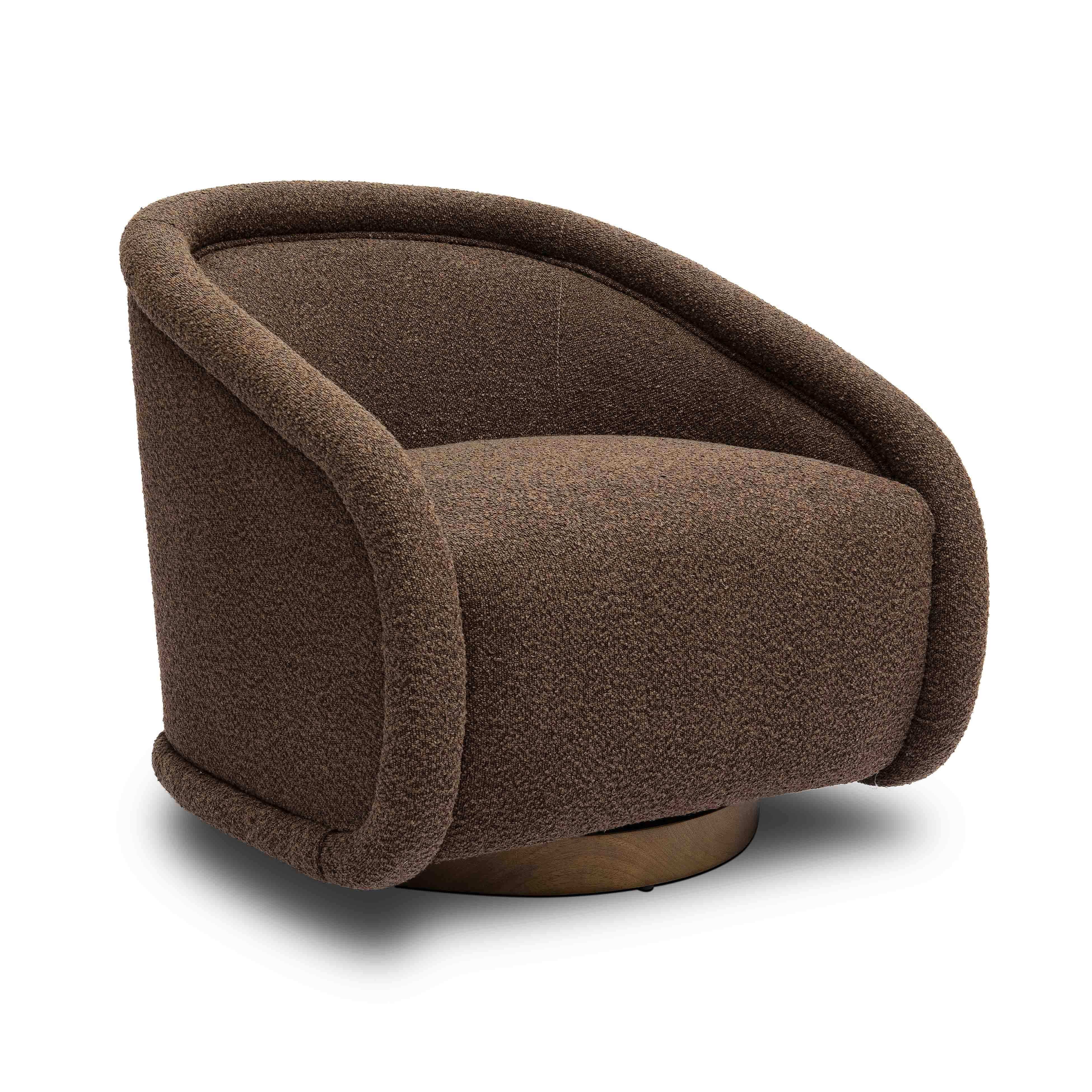 Rory - Boucle Swivel Chair - Best Buy Furniture