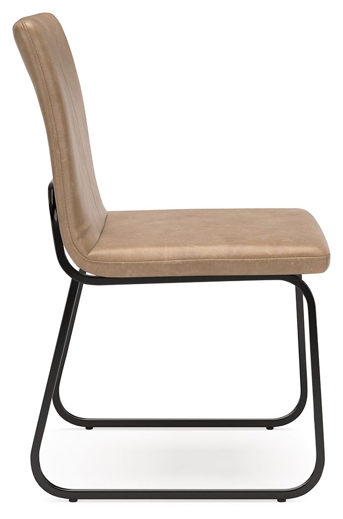 Pharwynn - Dining Upholstered Side Chair (Set of 4) - Toast - Best Buy Furniture