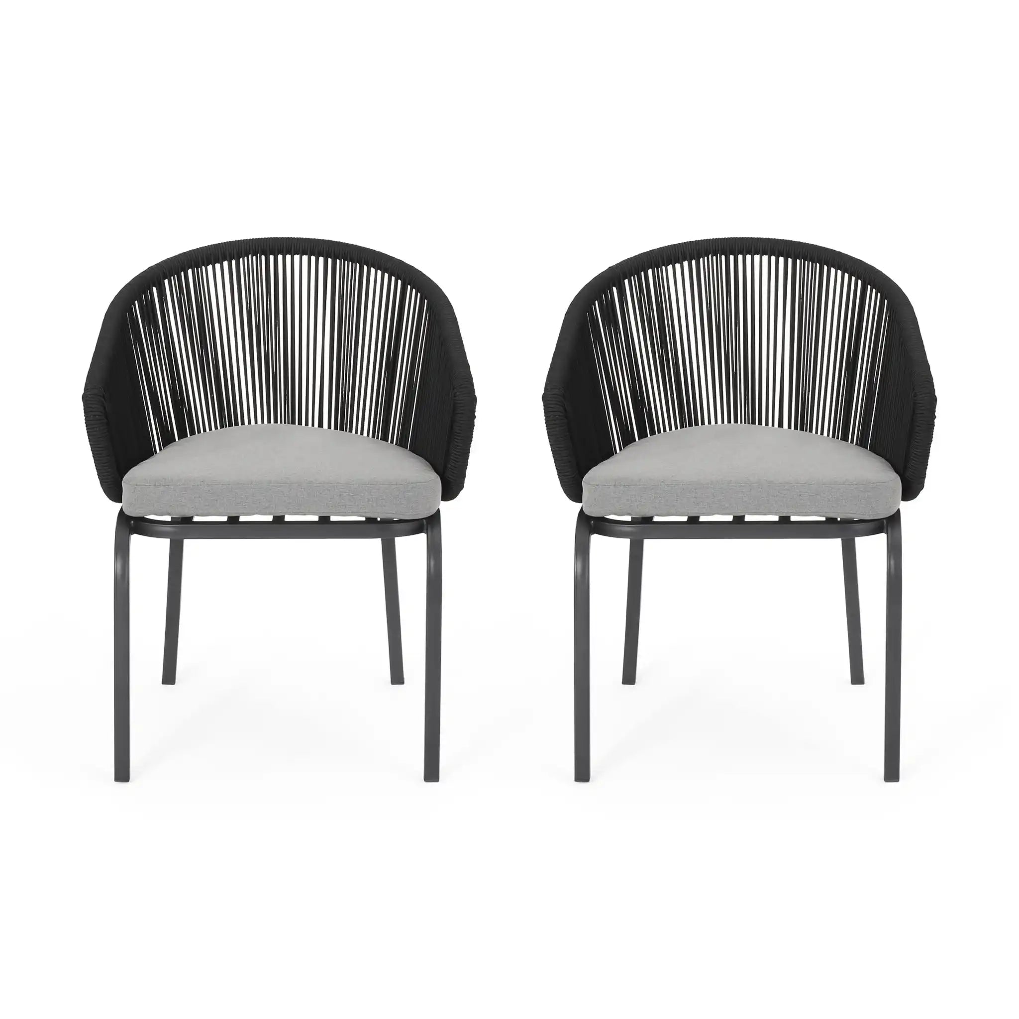 Outdoor Wicker Chair With Powder Coated Iron Legs - Best Buy Furniture