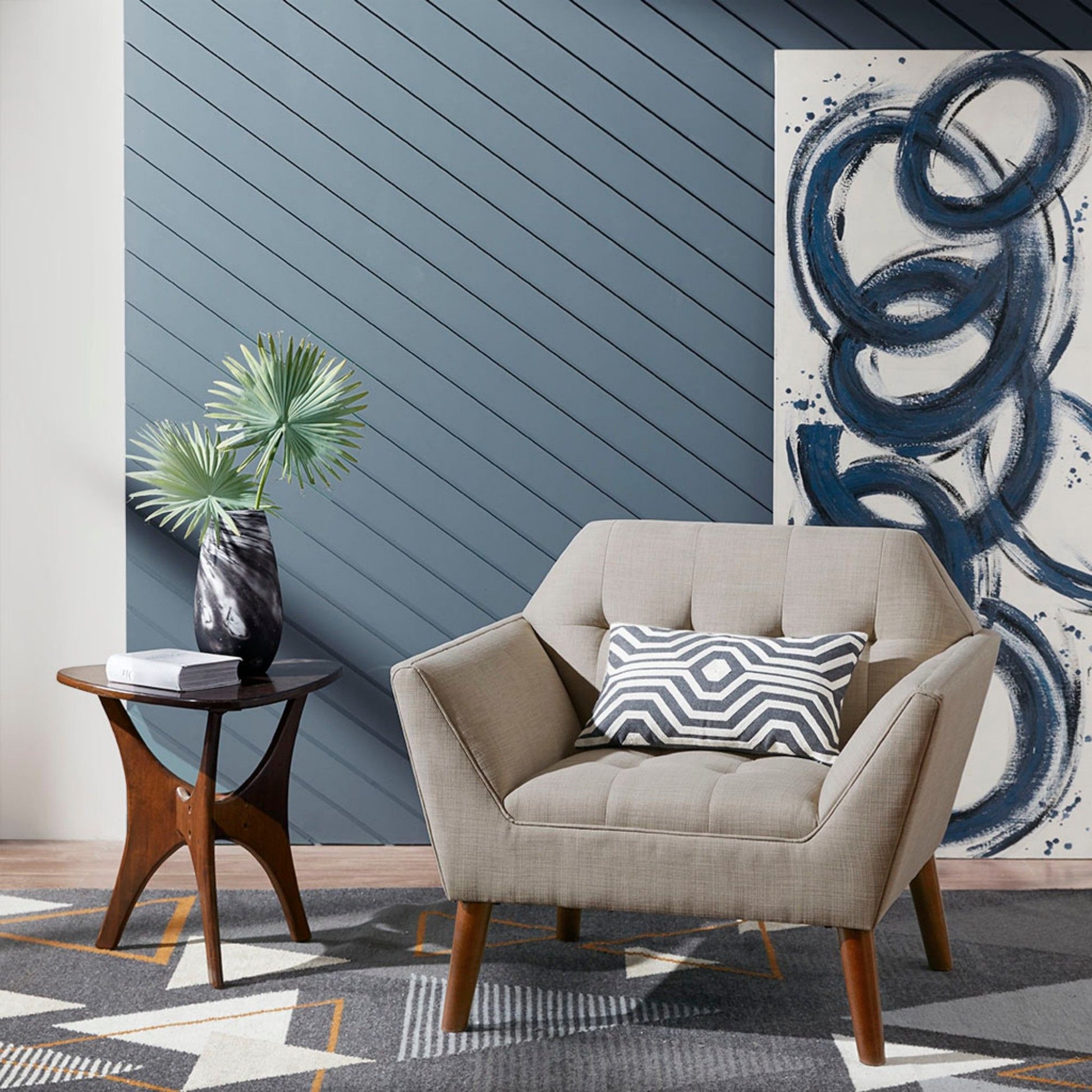 Modern Lounge Chair With Button Tufting - Best Buy Furniture