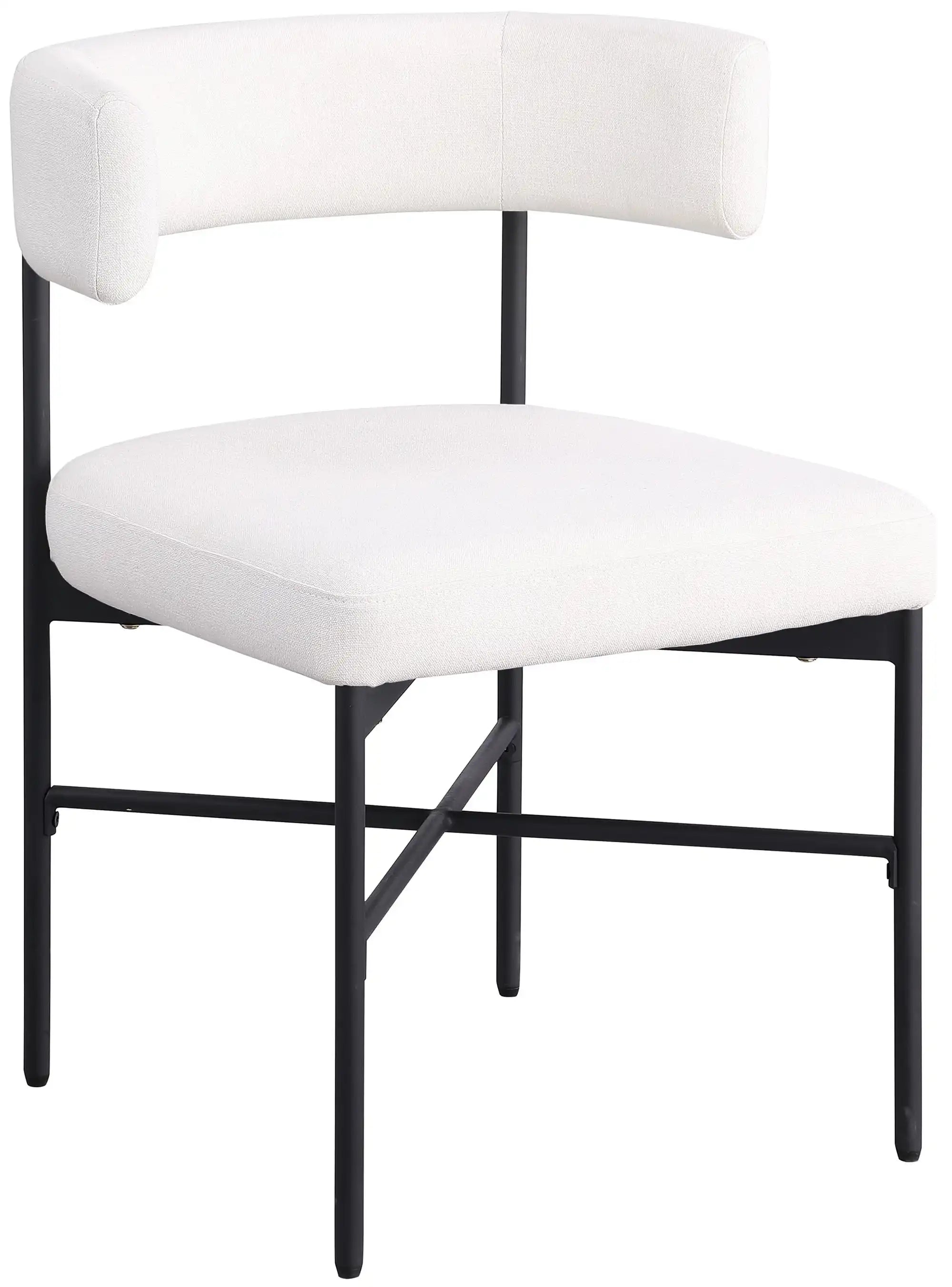 Rivage - Durable Dining Chair With Black Frame (Set of 2) - Best Buy Furniture