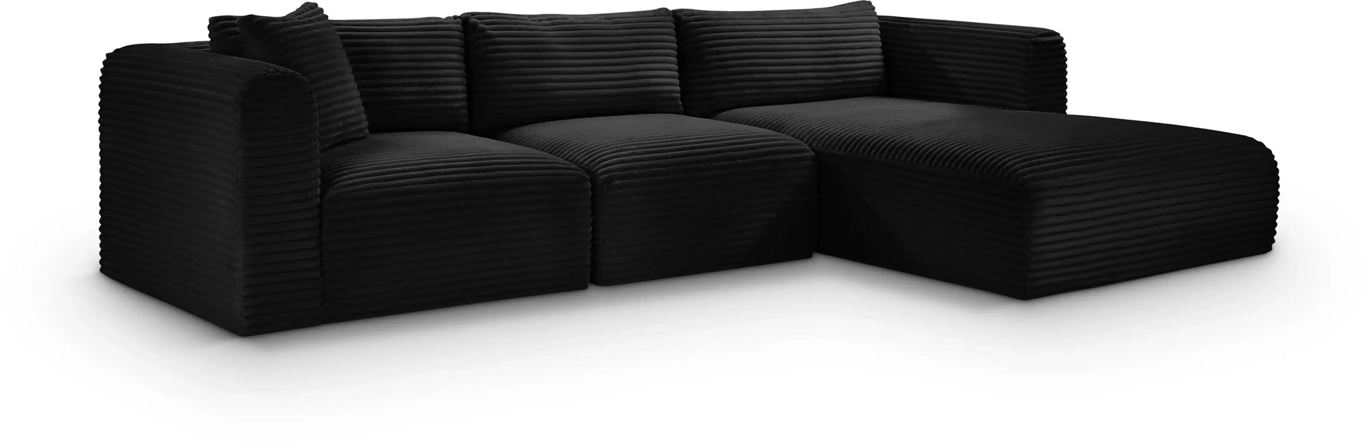 Shaggy - 3 Piece Modular Sectional - Best Buy Furniture