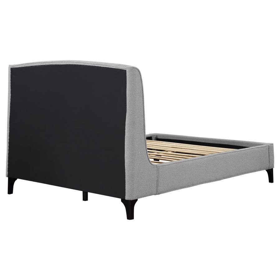 Mosby - Upholstered Wingback Bed - Best Buy Furniture