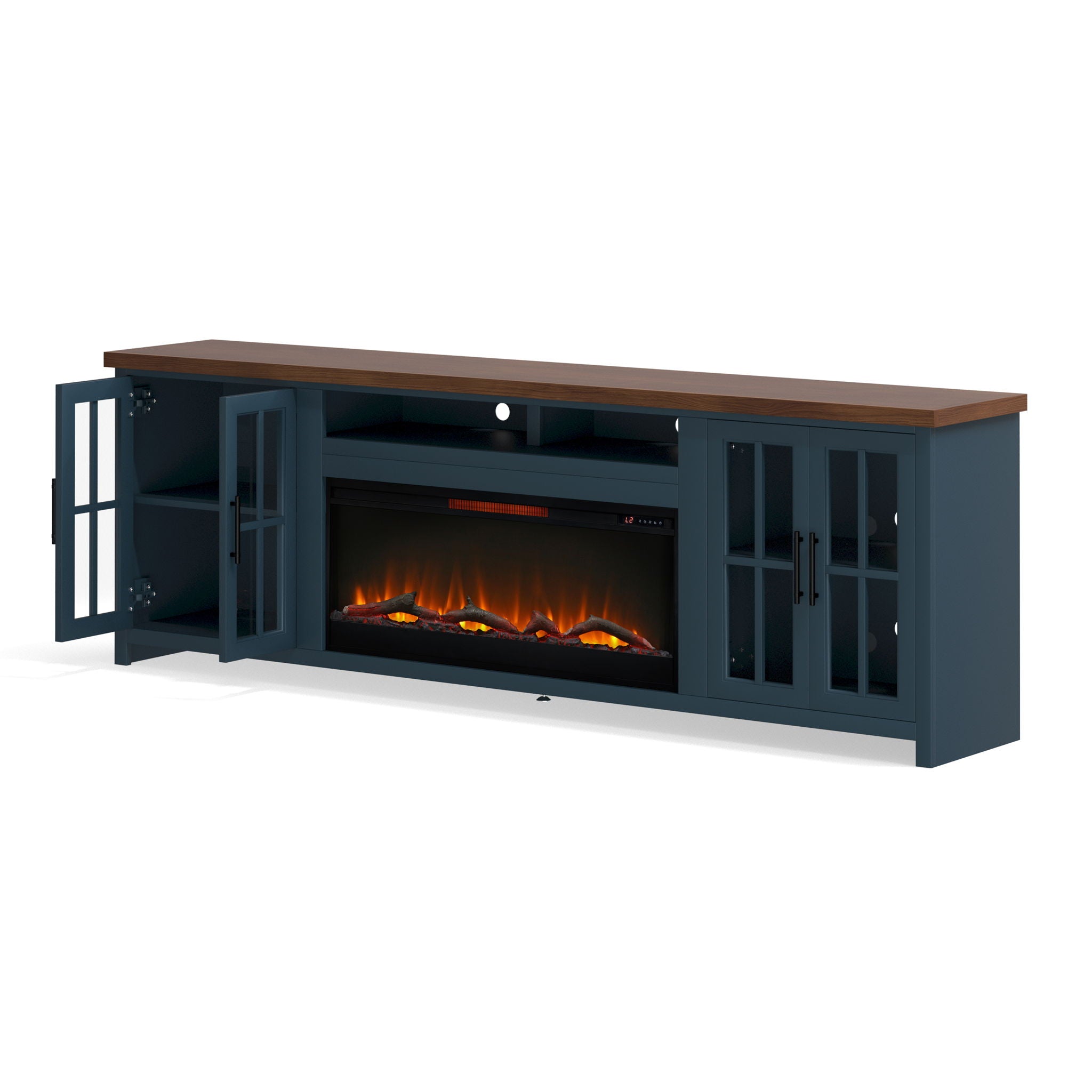 Nantucket - 74" Fireplace TV Stand Console - Best Buy Furniture