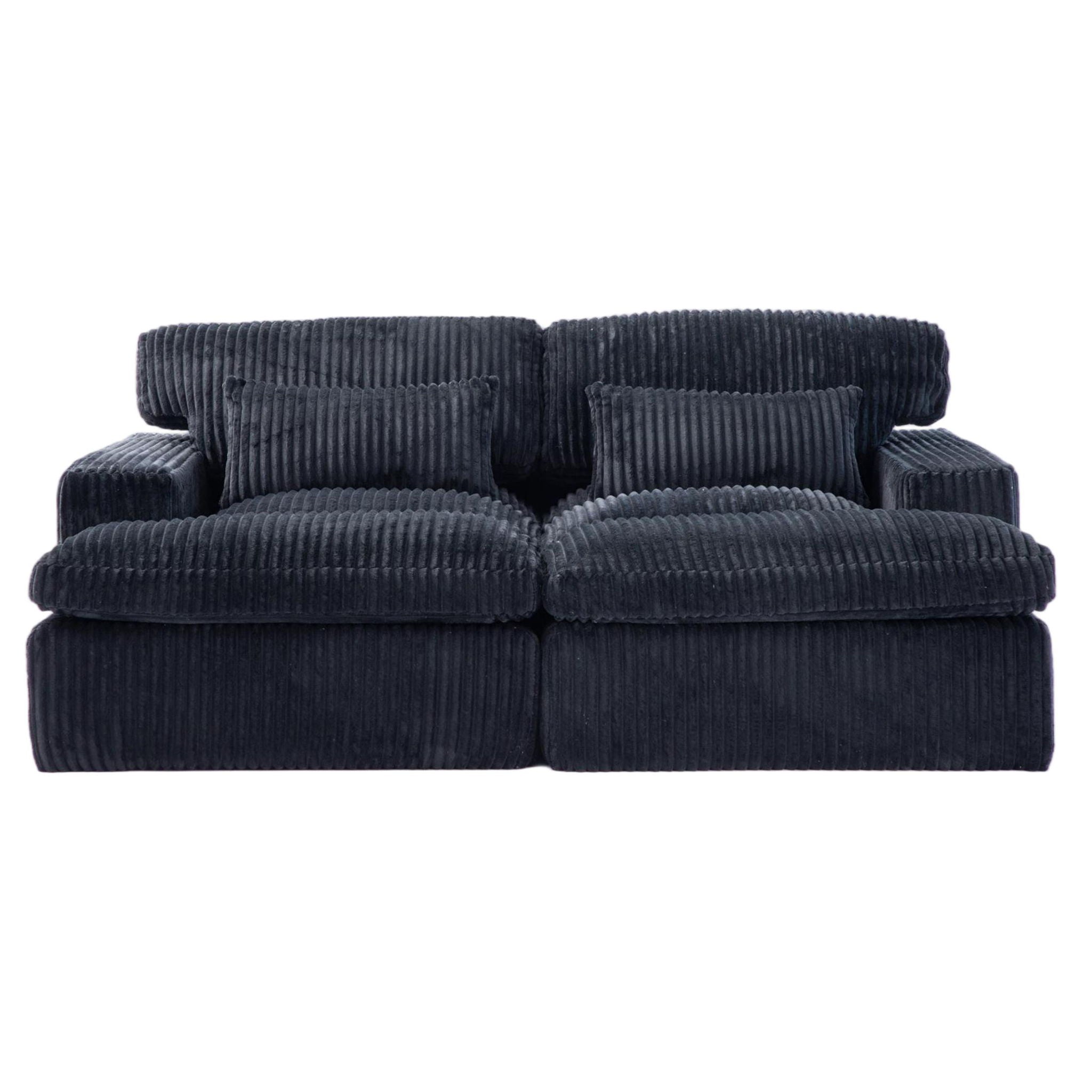 Double Chaise Lounge Chair, Oversized Upholstered Sleeper Cloud Couch - Best Buy Furniture