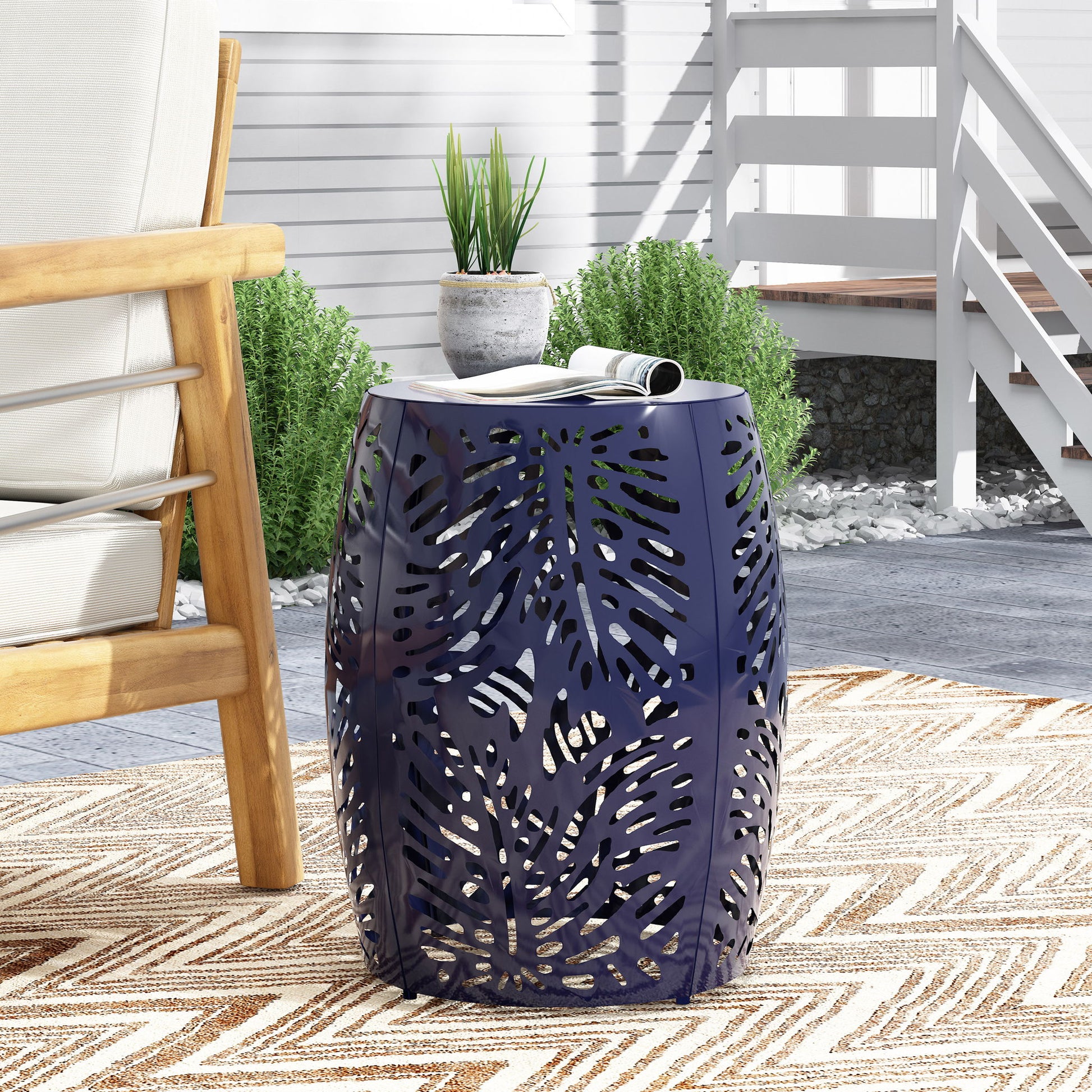 Modern Design Metal End Table, Large - Best Buy Furniture