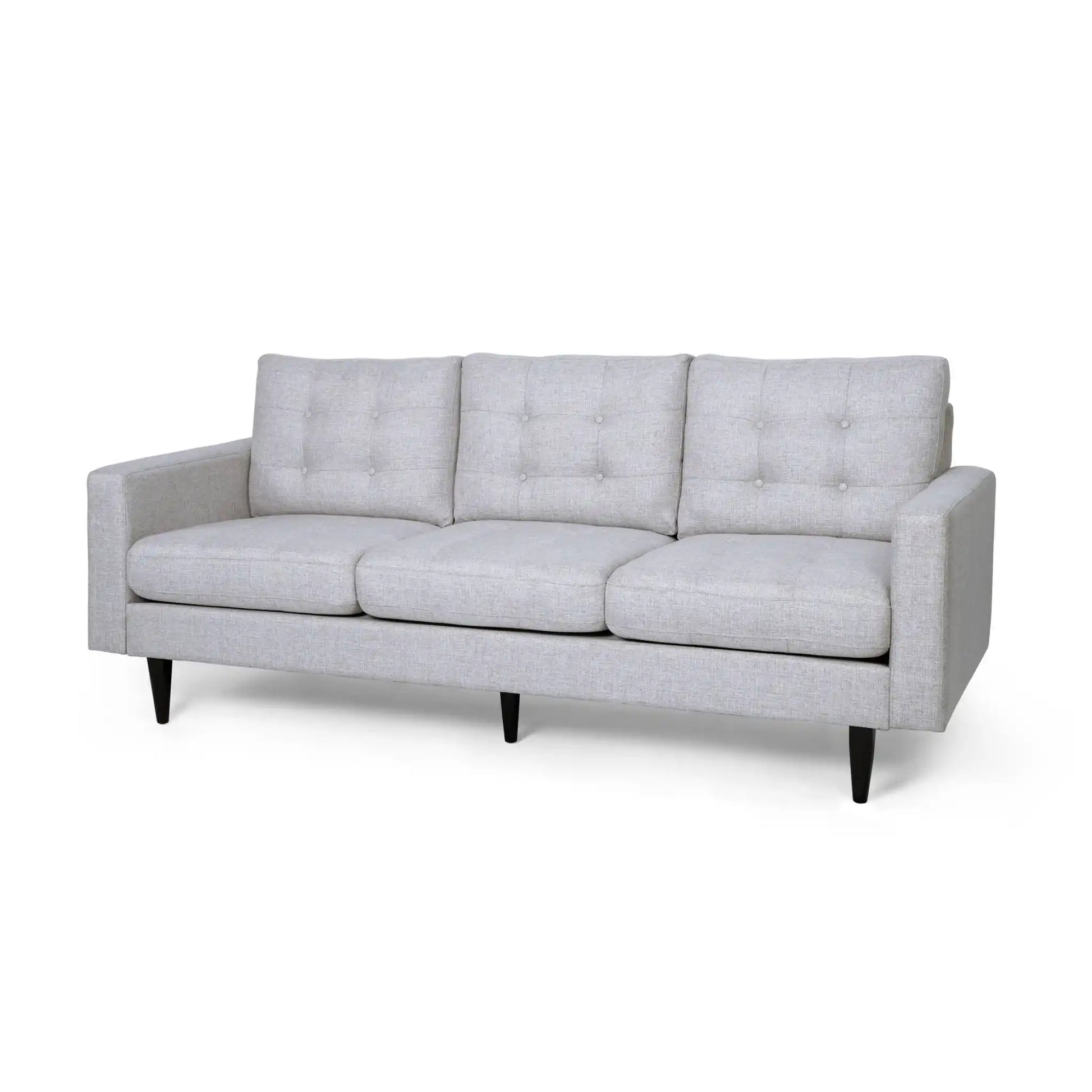 Jenny - Contemporary Tufted Fabric 3 Seater Sofa - Best Buy Furniture