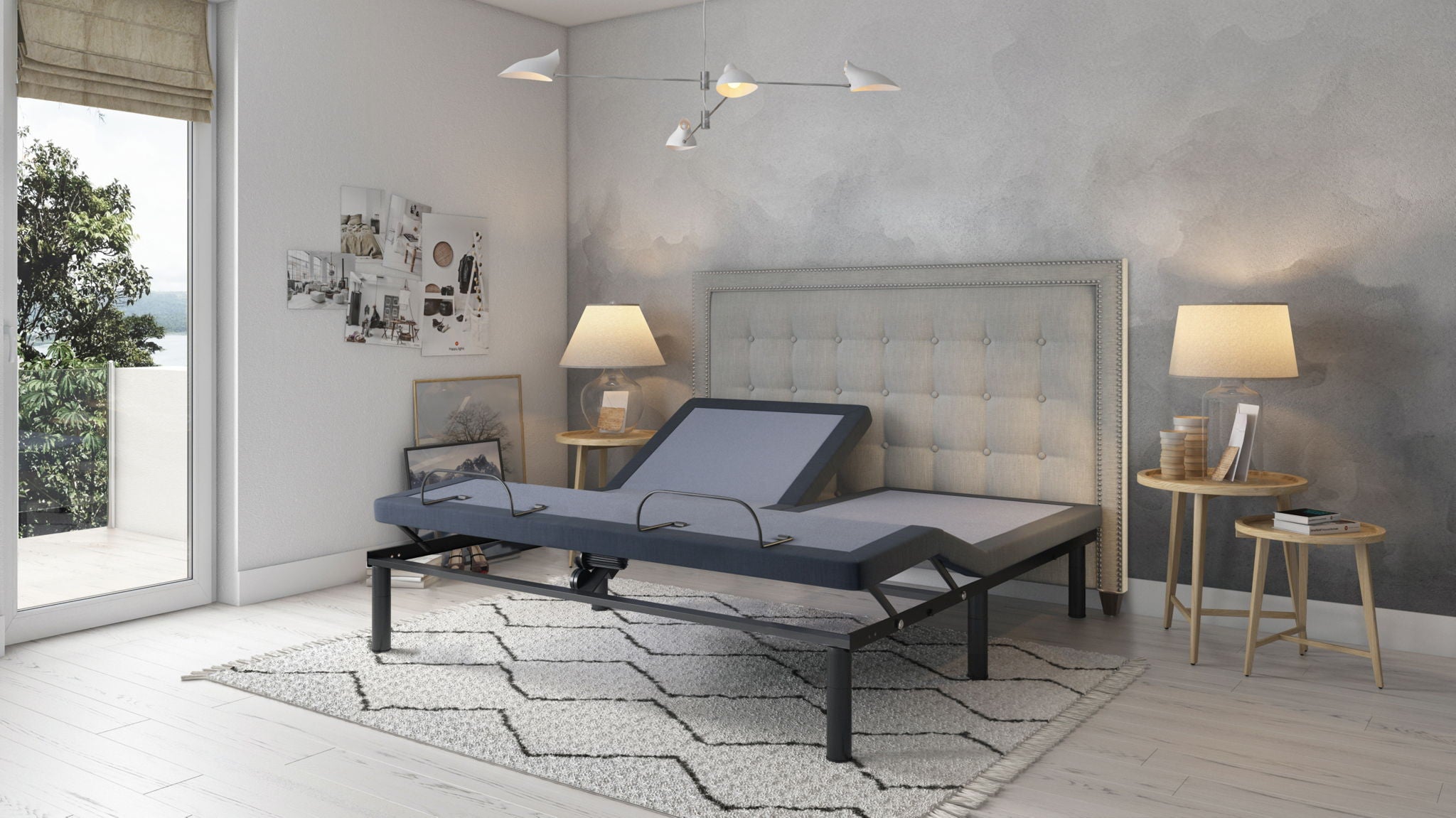 Bt3000 - Flex Head Adjustable Bed Base With Head And Foot Position Adjustment - Best Buy Furniture