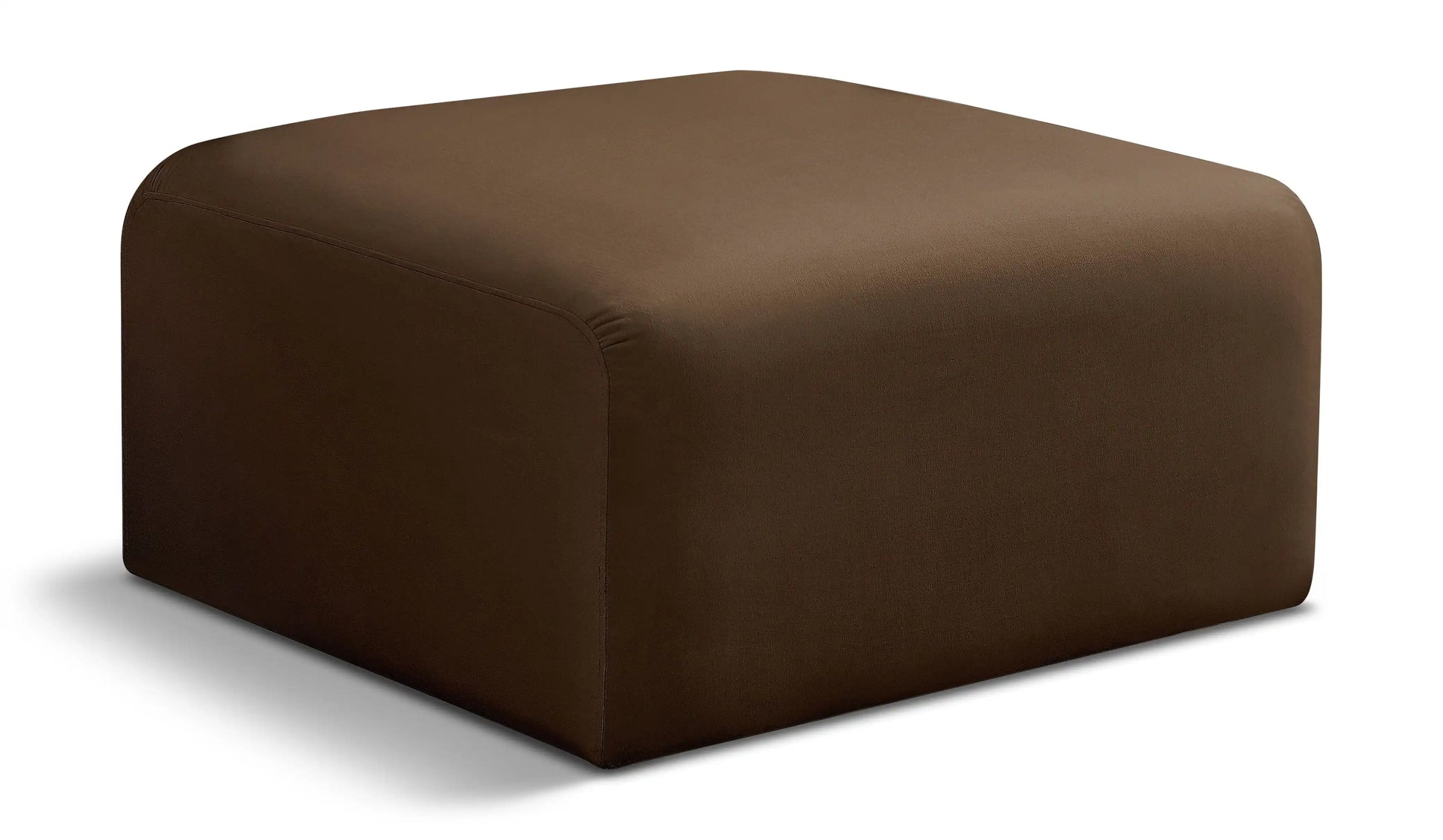 Arc - Velvet Ottoman - Best Buy Furniture