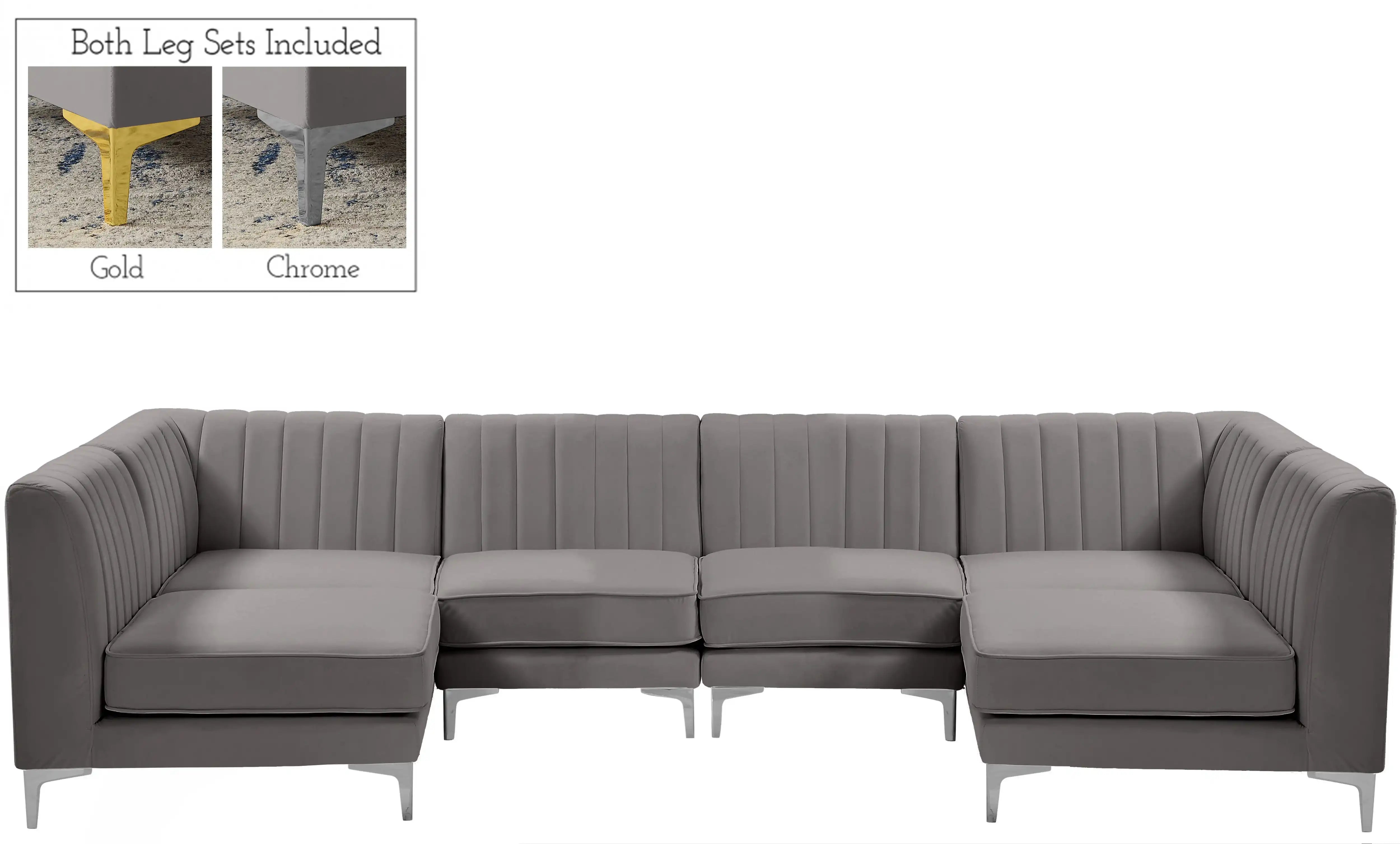 Alina - 6 Piece Modular U-Shaped Sectional - Best Buy Furniture
