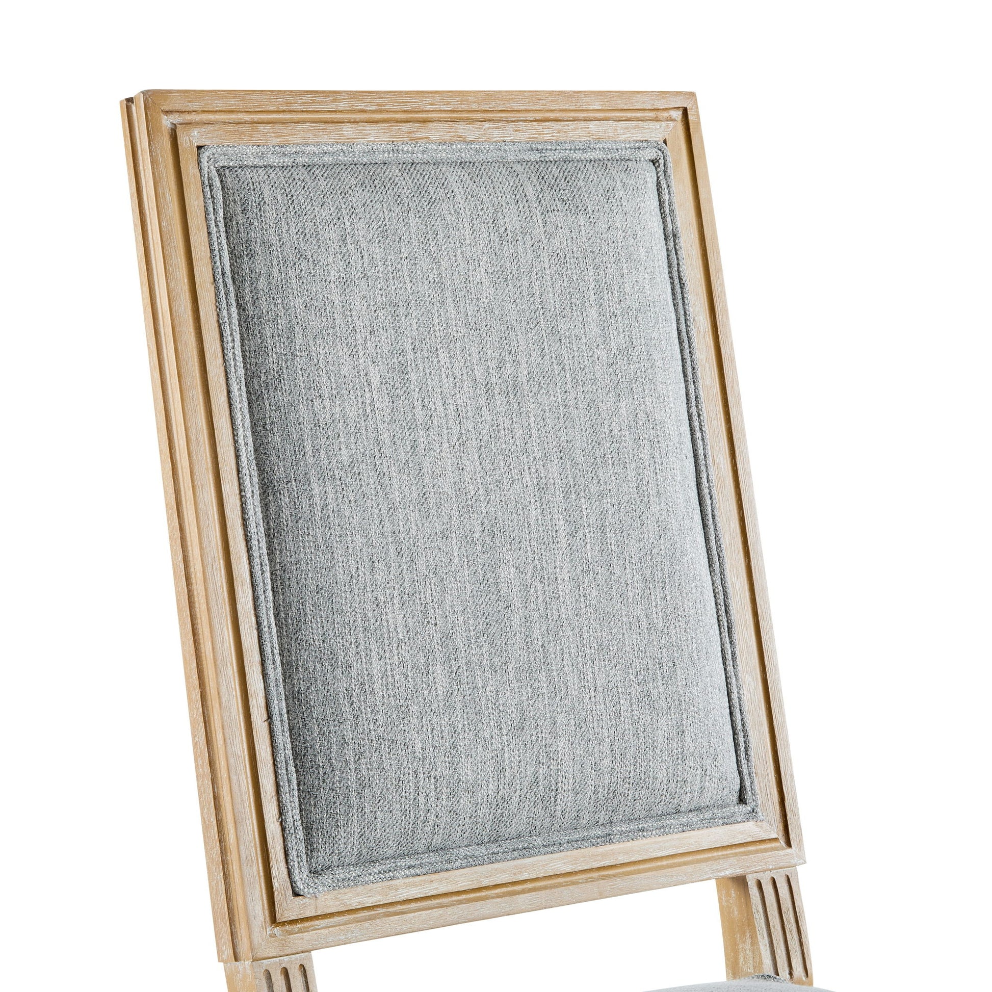 French Country Style Dining Chair With Upholstered Seating And Fluted Legs - Best Buy Furniture