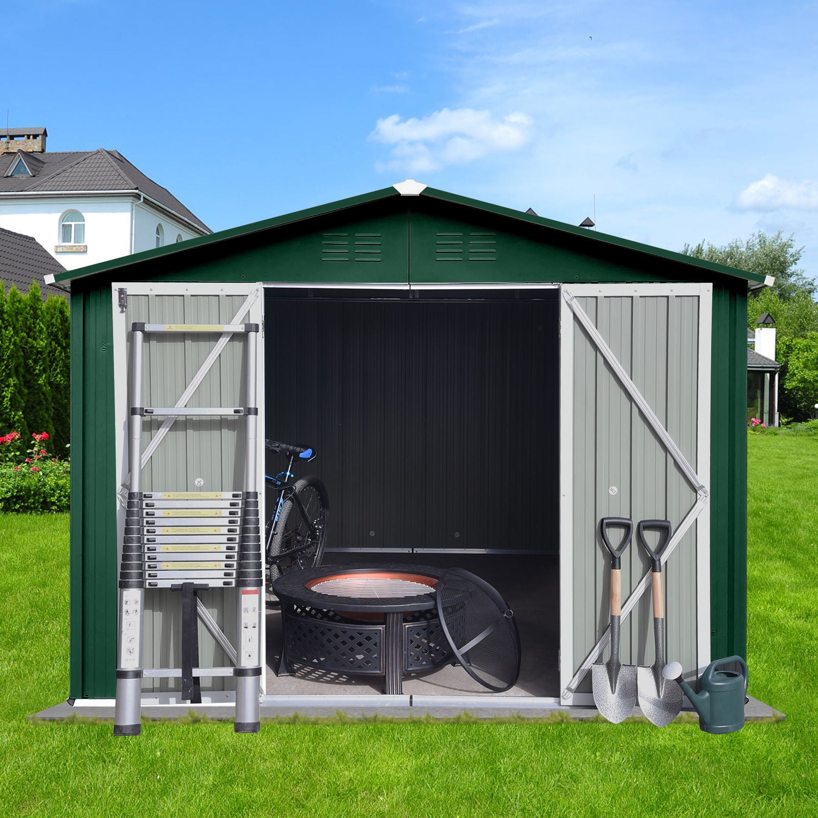 10' x 8' Garden Sheds Outdoor Storage Sheds - Best Buy Furniture