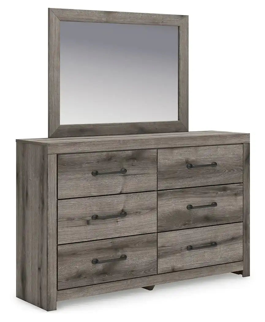 Graystorm - Dresser And Mirror - Brown Gray - Best Buy Furniture