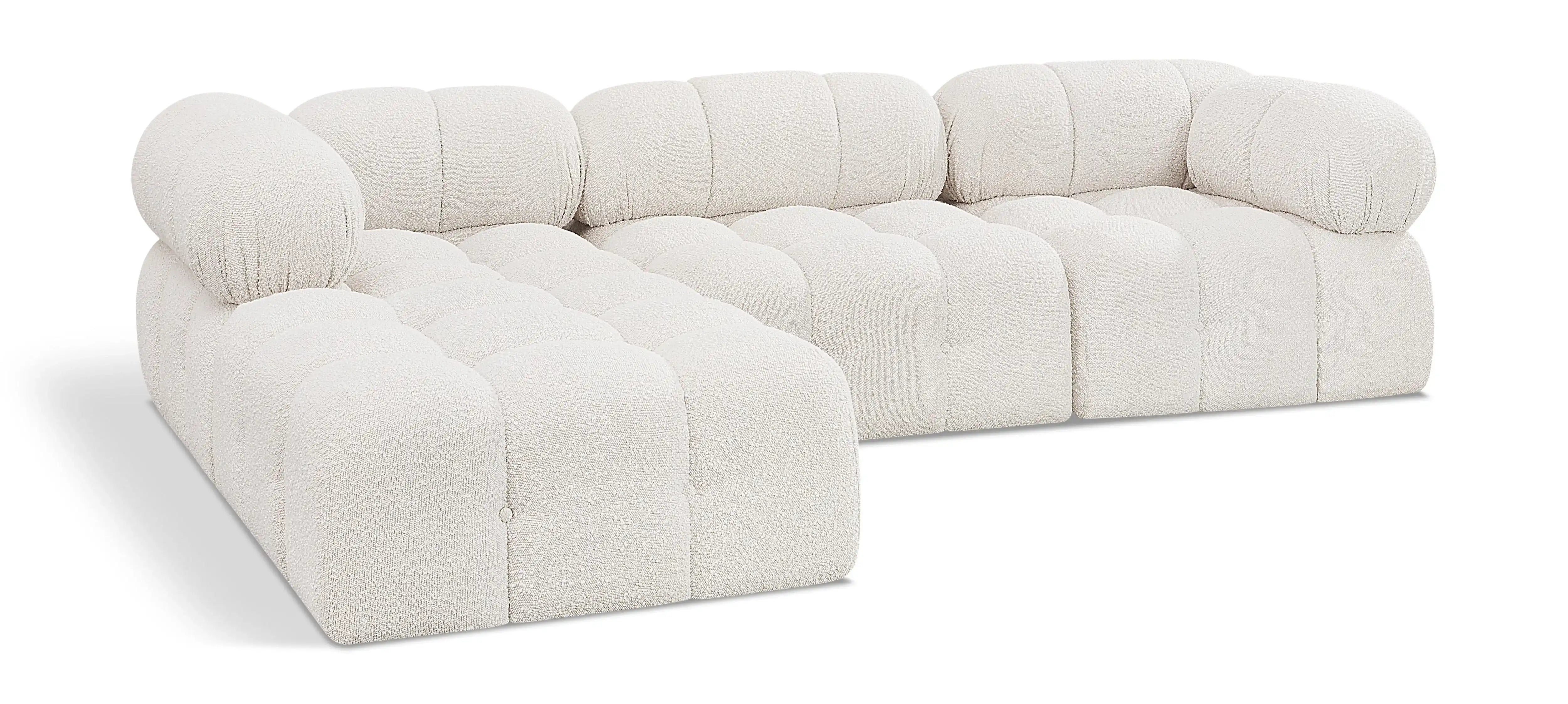 Ames - 4 Piece Fabric Modular Sectional - Best Buy Furniture