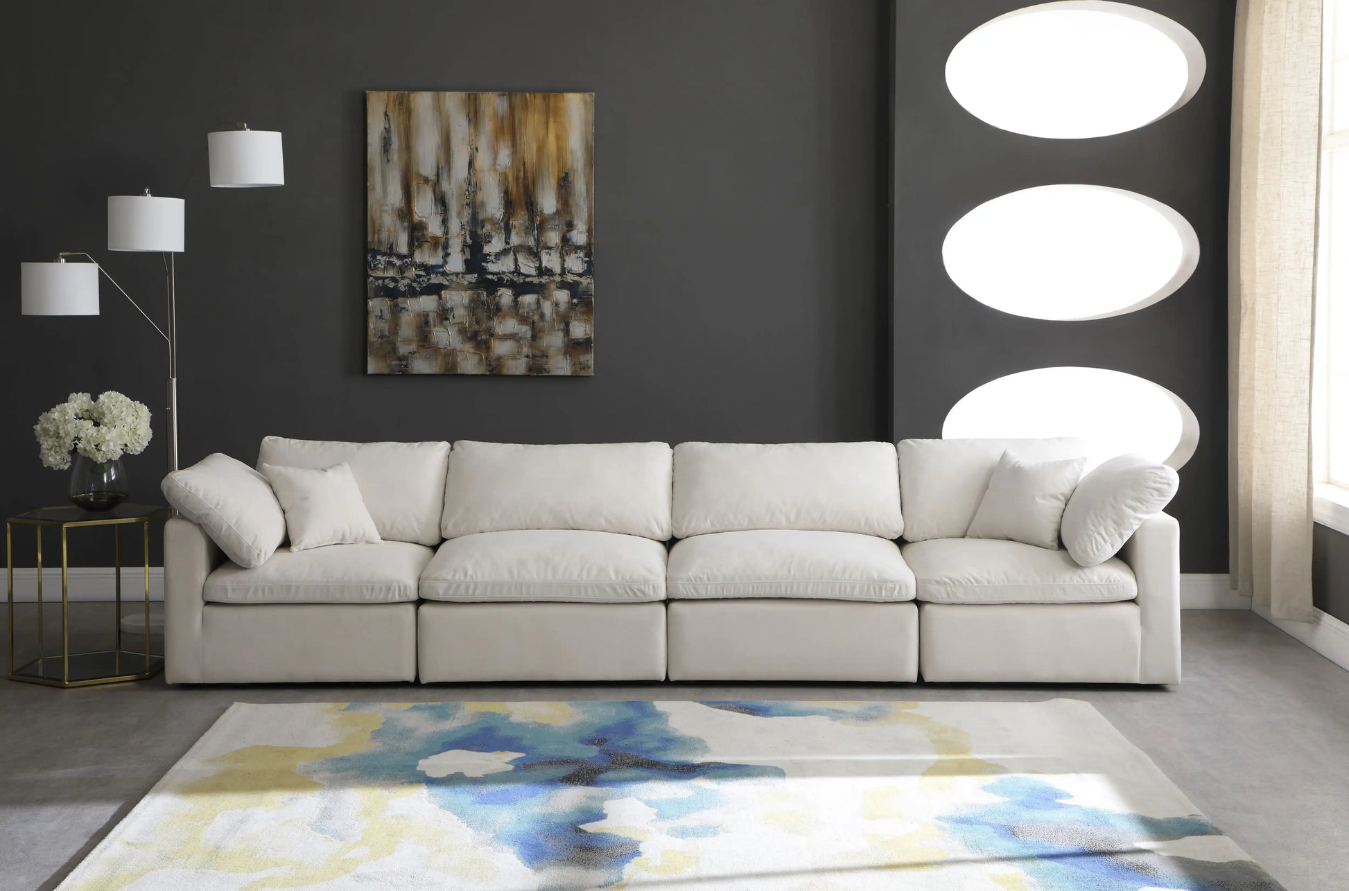 Plush - Modular 4 Seat Sofa - Best Buy Furniture