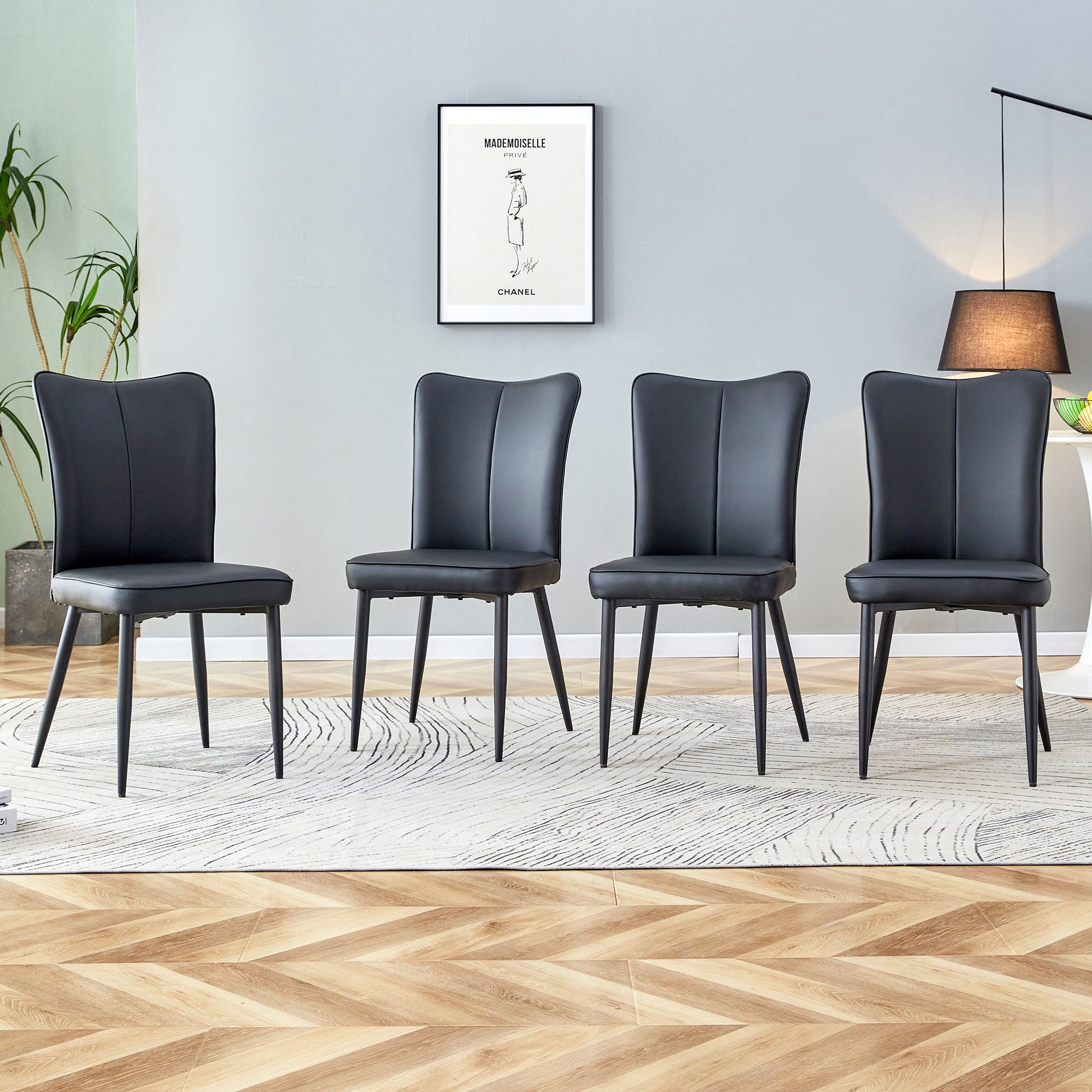 Minimalist Style Minimalist Dining Chairs With Metal Legs - Best Buy Furniture