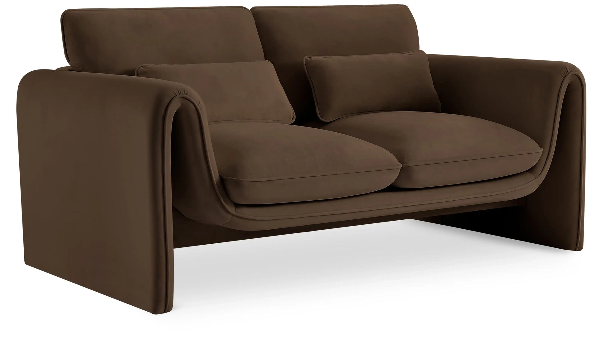 Sloan - Velvet Loveseat - Best Buy Furniture
