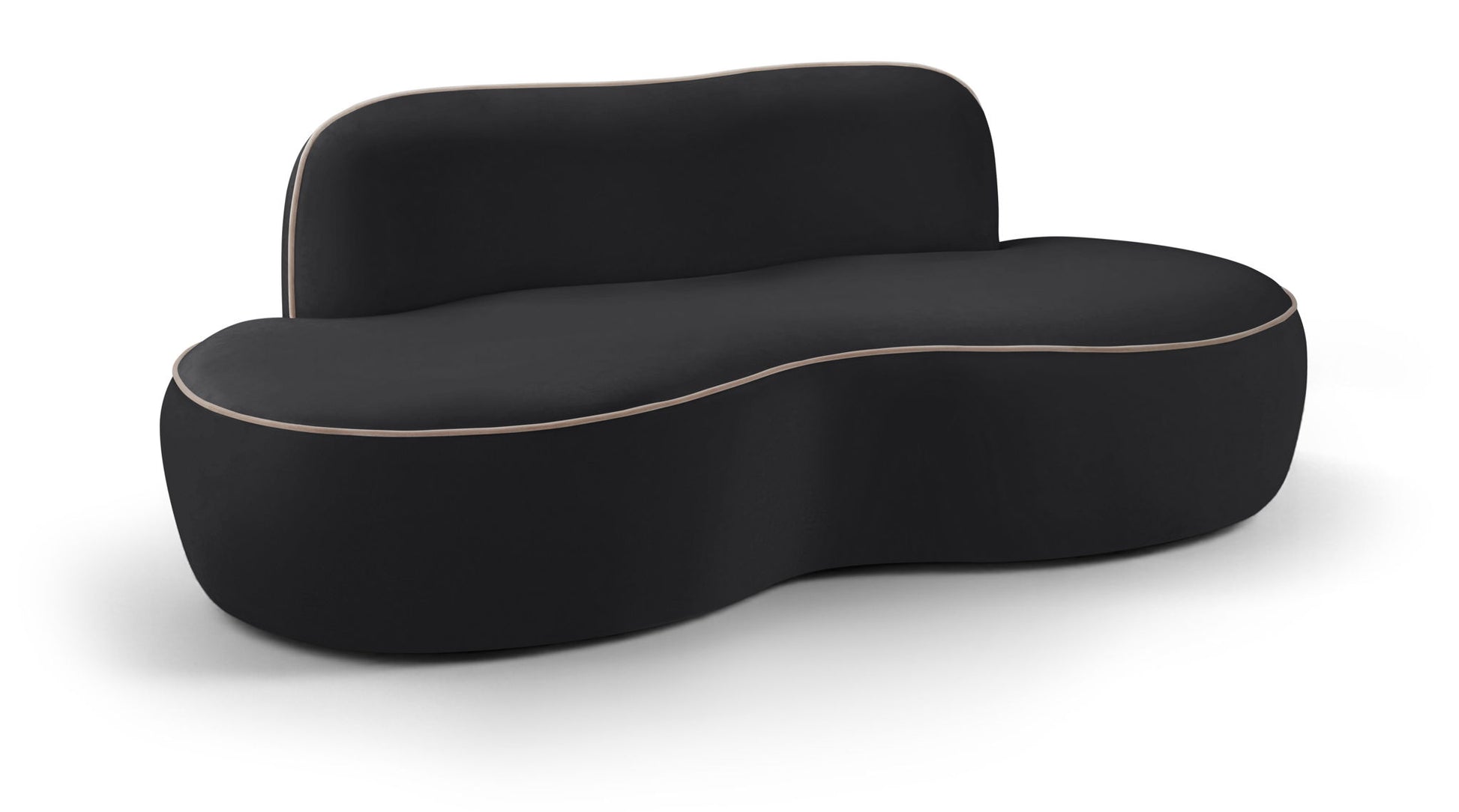 Swerve - Velvet 77" Upholstered Loveseat - Best Buy Furniture