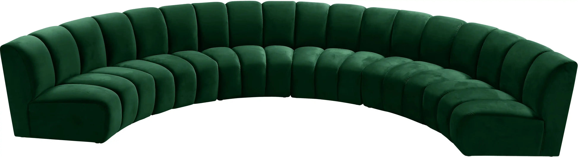 Infinity - 6 Piece Velvet Modular Sectional - Best Buy Furniture