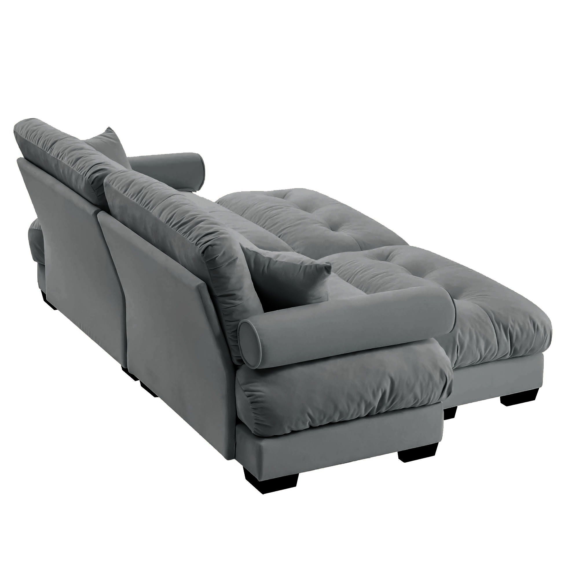 Super Comfort Oversized Modular Sectional Sofa With Movable Ottoman - Best Buy Furniture