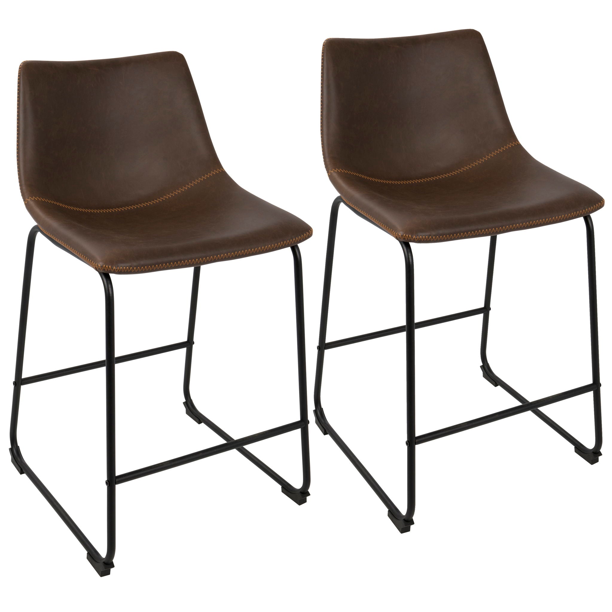 Duke - Contemporary Counter Stool (Set of 2) - Best Buy Furniture