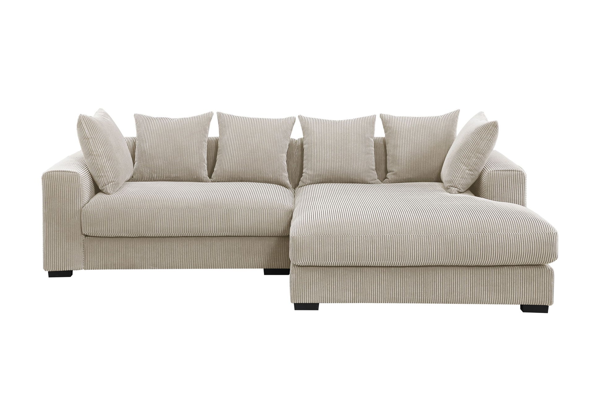 Naomi - 3 Piece Upholstered Sectional - Best Buy Furniture