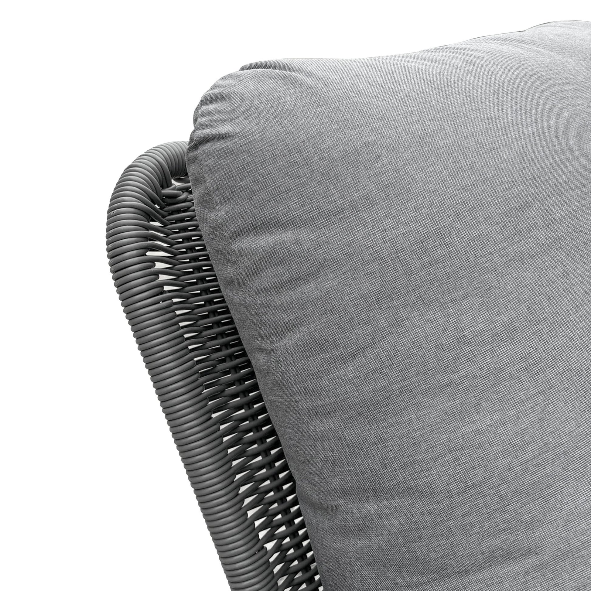 Contemporary Minimalist Wicker Rocking Chair With Soft Polyester Cushions - Best Buy Furniture