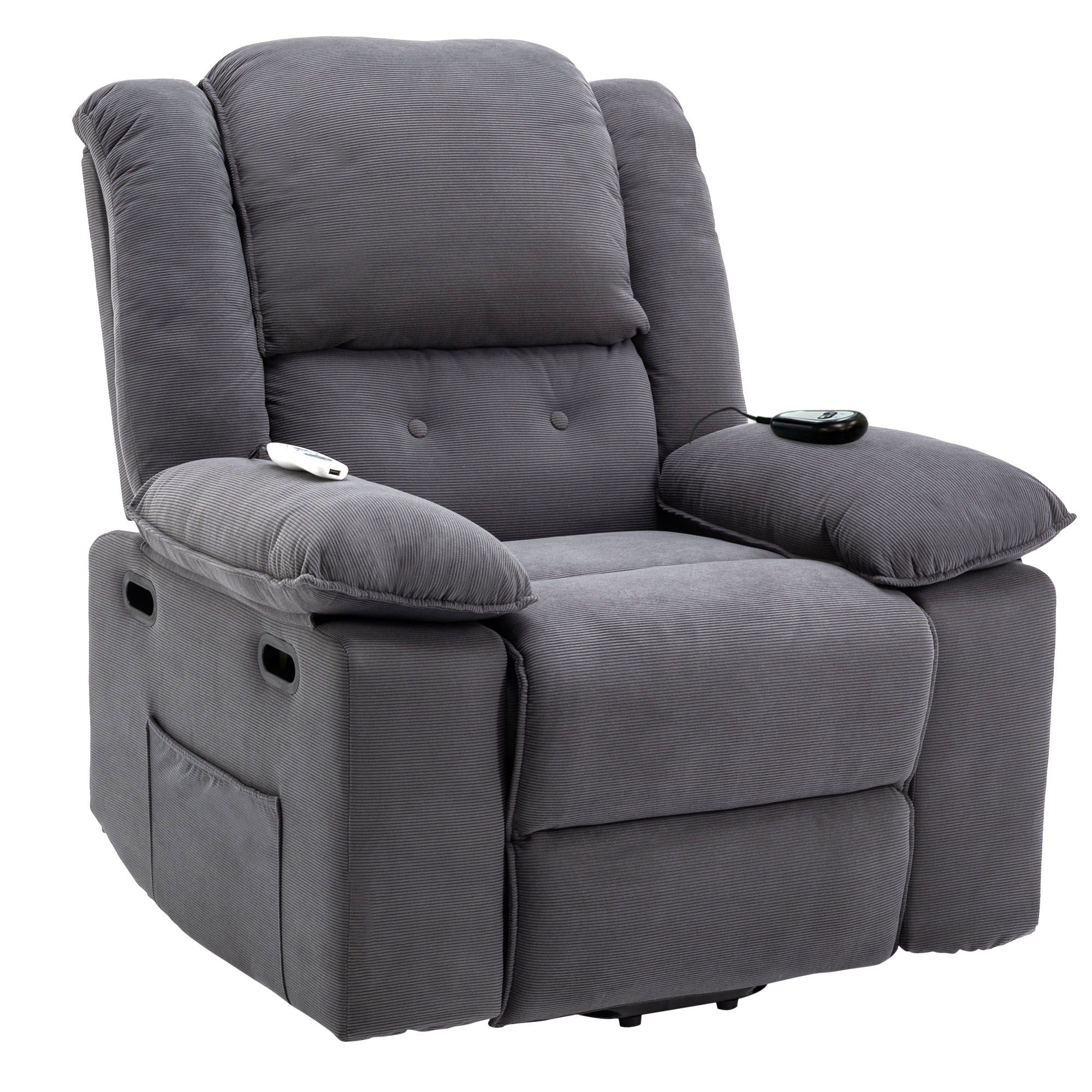 Massage Recliner Power Lift Chair With Adjustable Massage And Heating Function