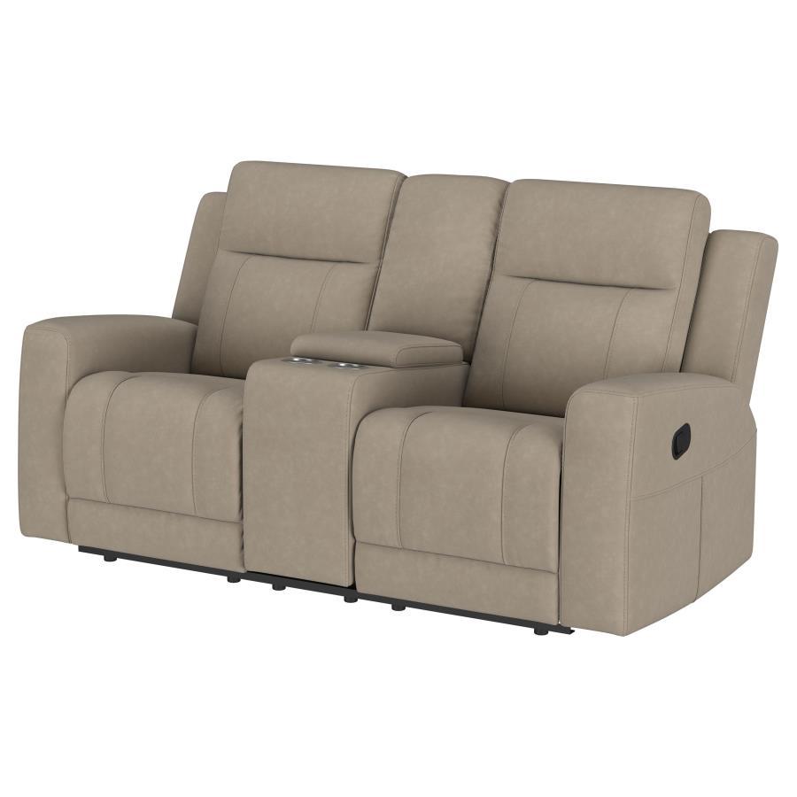 Brentwood - Upholstered Motion Reclining Loveseat - Best Buy Furniture