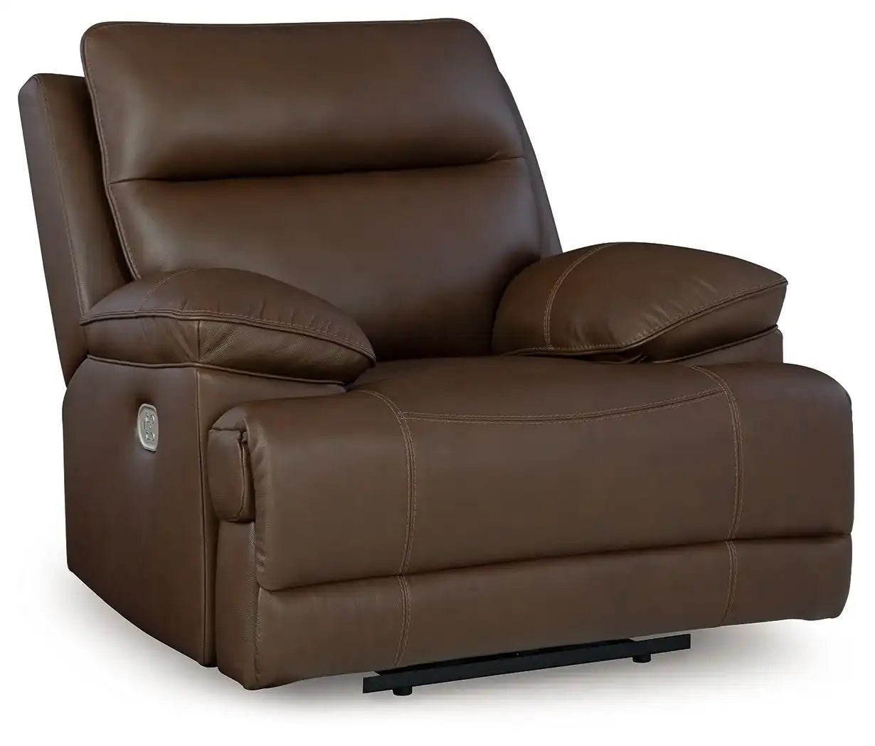 Vonryan - Power Recliner / Adj Headrest - Tobacco - Best Buy Furniture