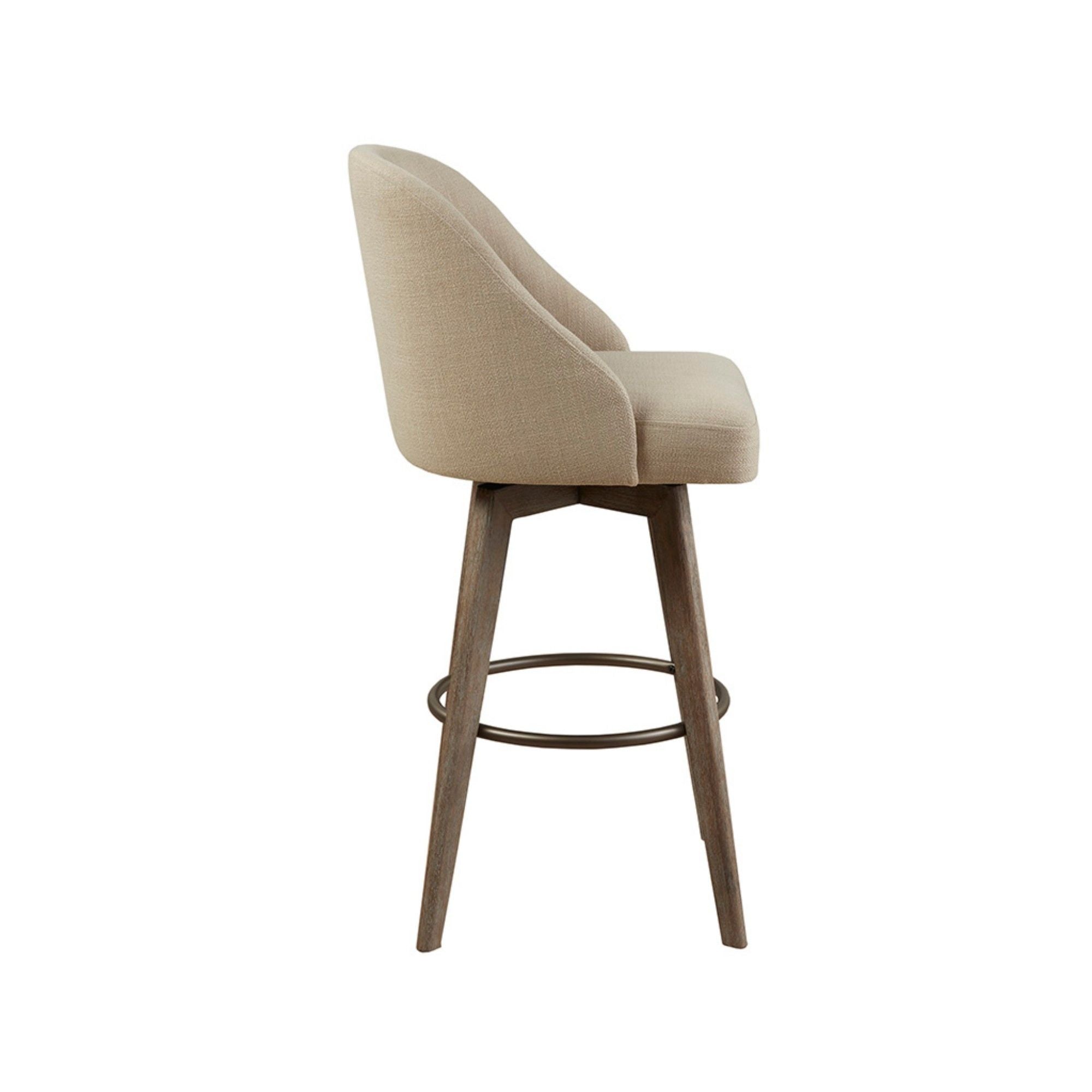 Bar Stool With Swivel Seat - Sand - Best Buy Furniture