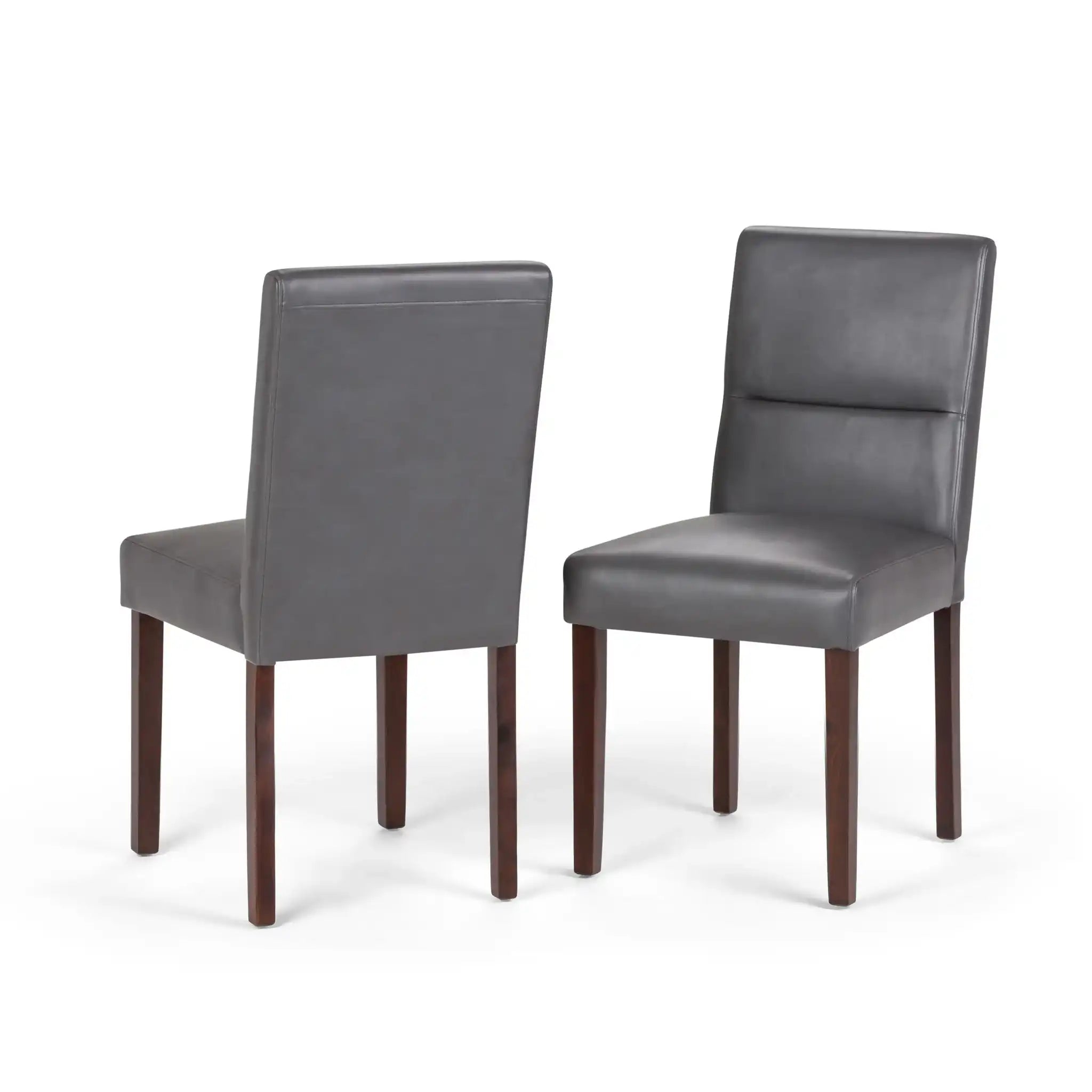 Ashford - Parson Dining Chair (Set of 2) - Stone Gray - Best Buy Furniture