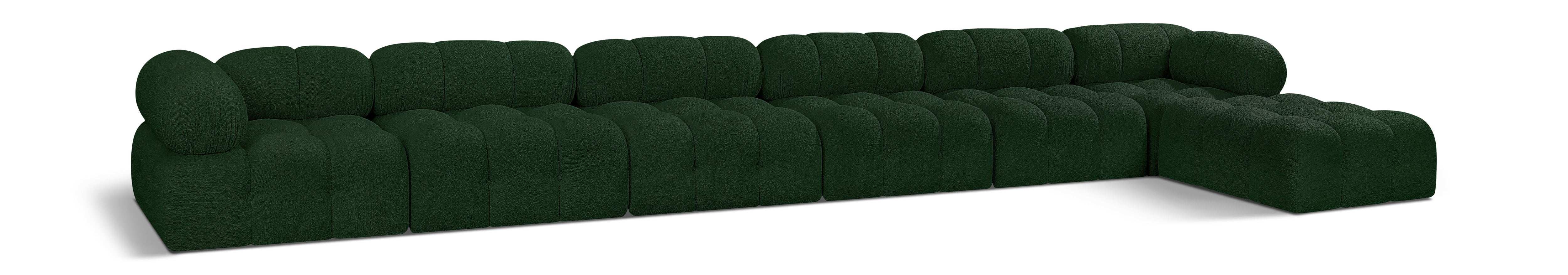 Ames - 7 Piece Boucle Fabric Modular L-Shaped Sectional - Best Buy Furniture