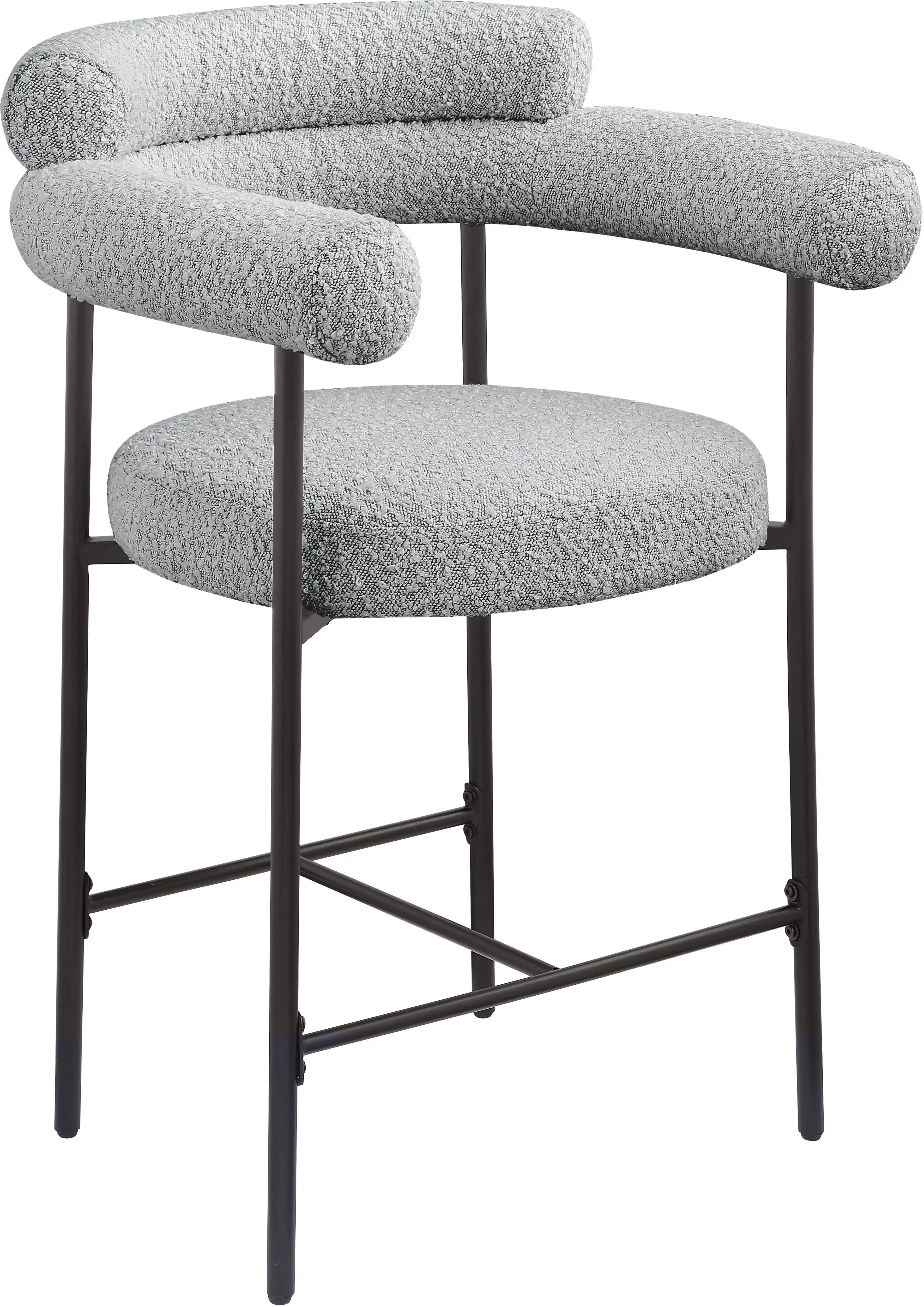 Blake - Counter Stool With Black Base (Set of 2) - Best Buy Furniture