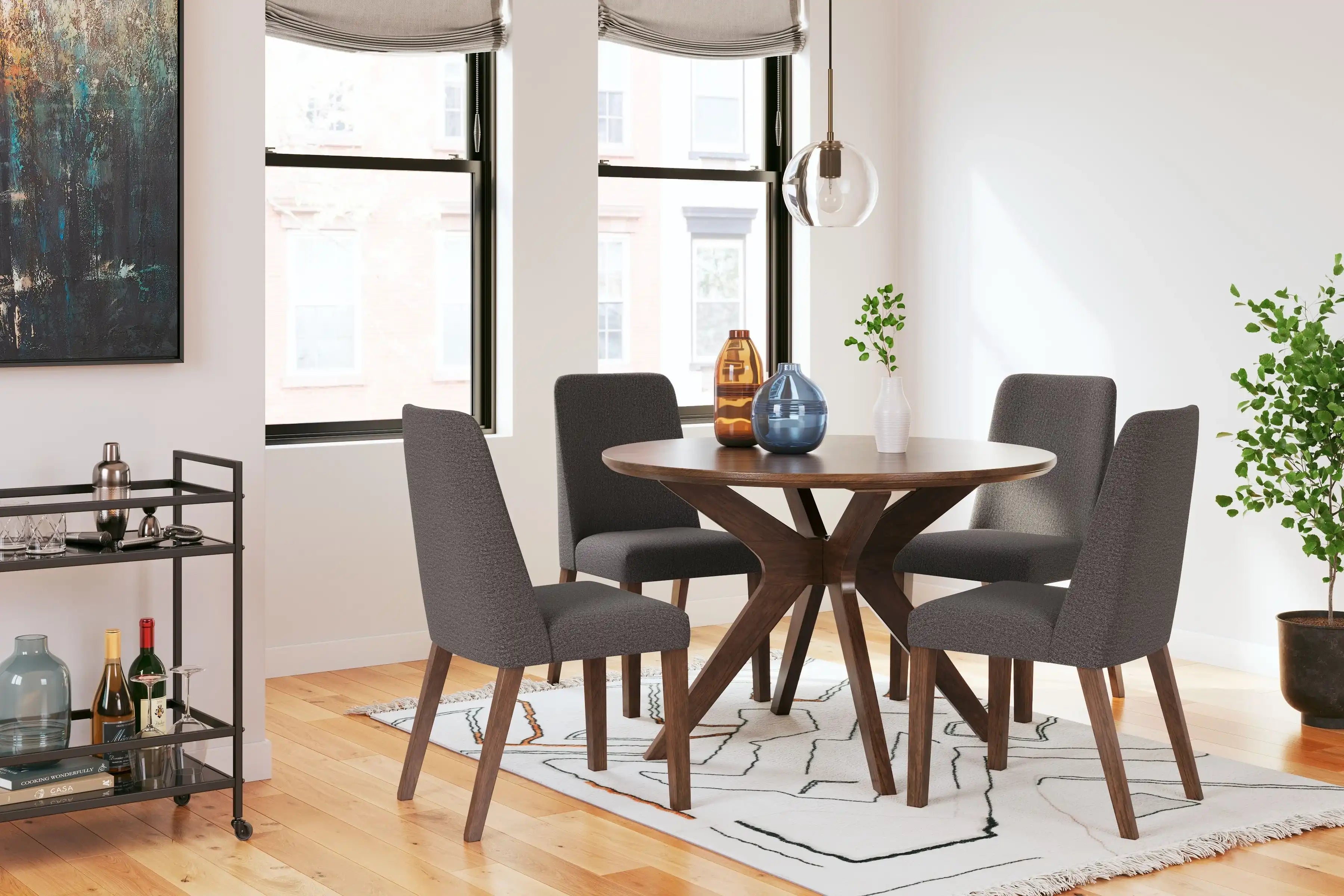 Lyncott - Dining Room Table Set - Best Buy Furniture