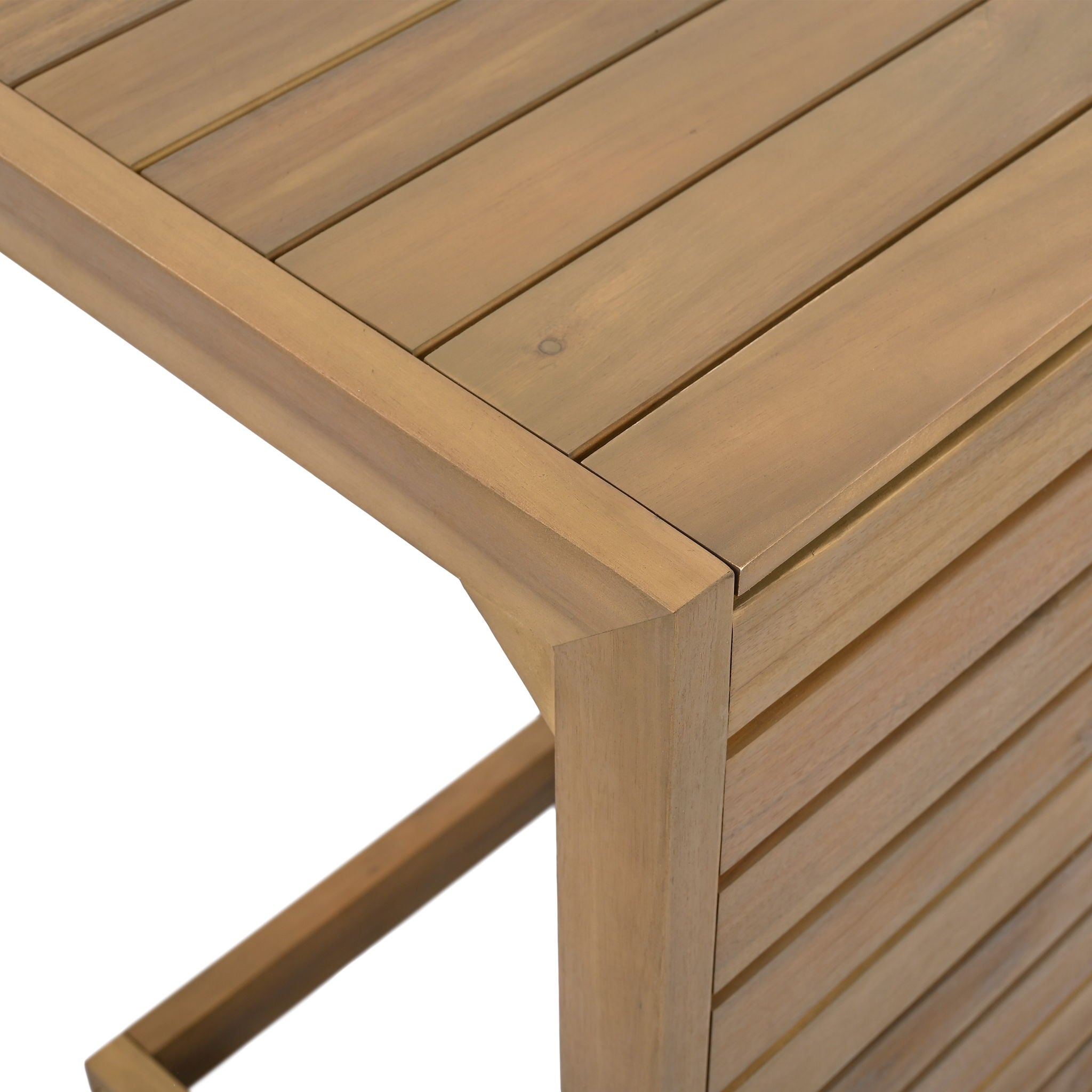 Aluminum Outdoor C - Shaped Side Table For Patio - Best Buy Furniture