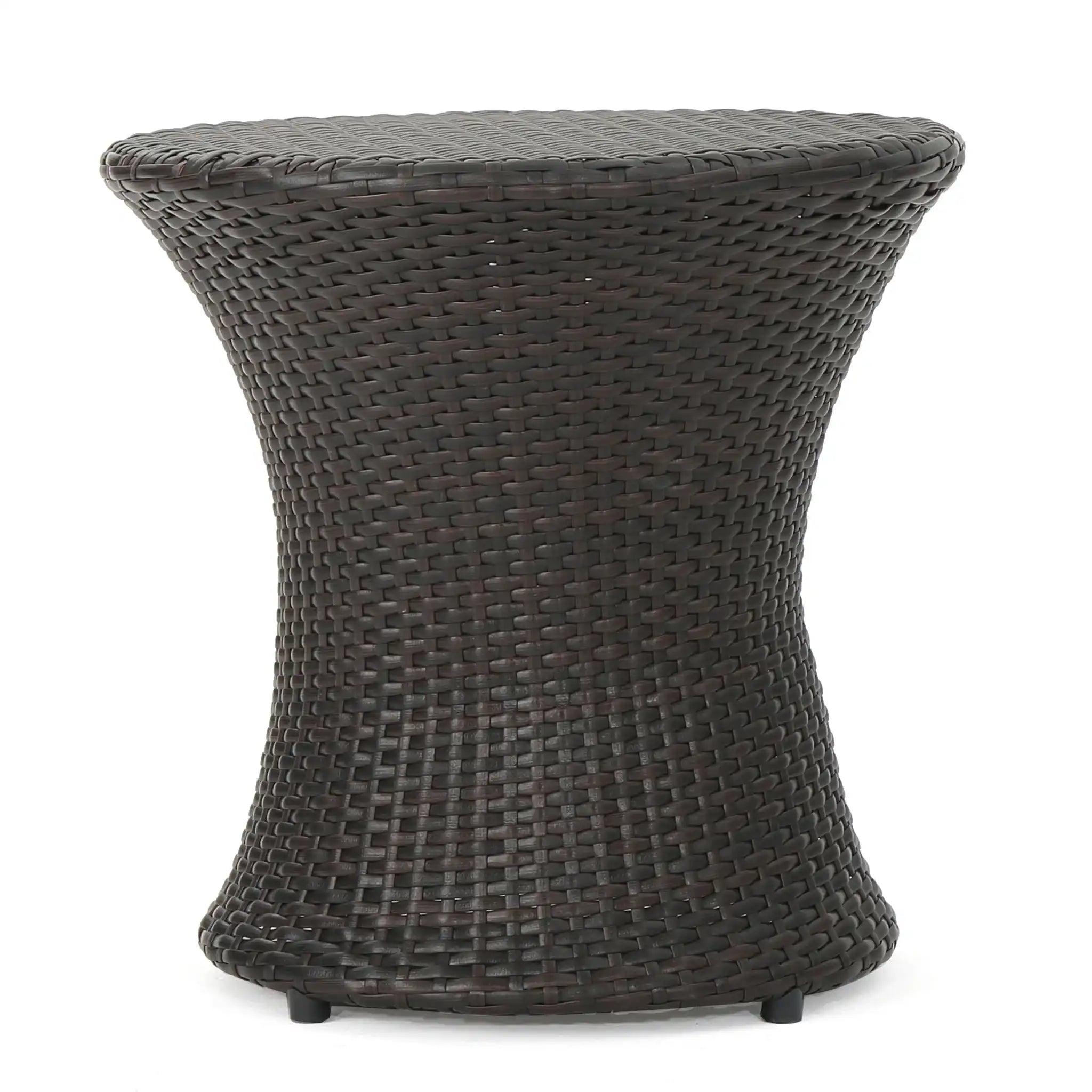 Thrive - Hourglass Rattan Table With No Glass Top - Best Buy Furniture
