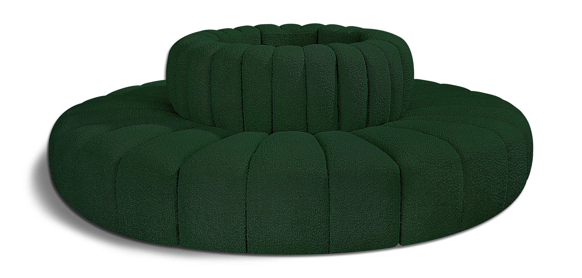 Arc - Boucle Fabric 8 Piece Round Modular Sofa - Best Buy Furniture