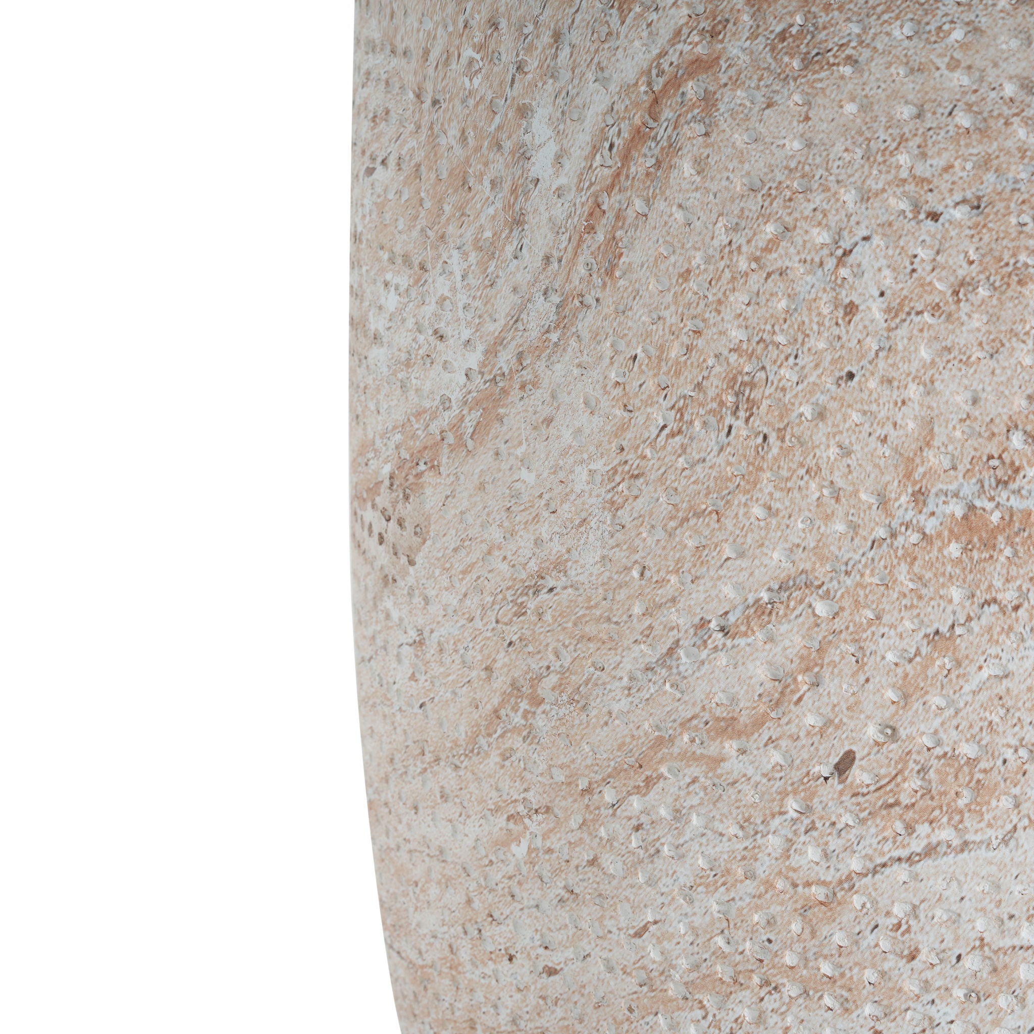 Outdoor / Indoor Lightweight, Concrete Side Table, Travertine - Beige - Best Buy Furniture