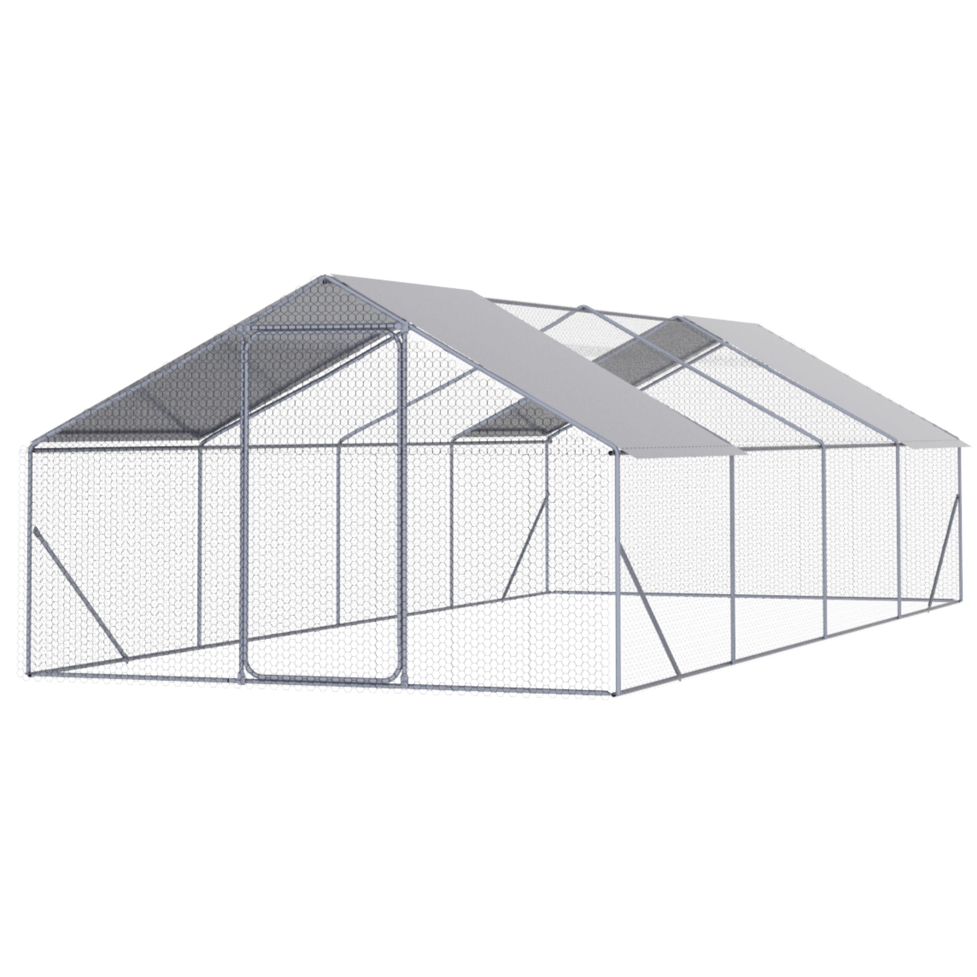 Outdoor Chicken Coop Metal Big Space - Best Buy Furniture