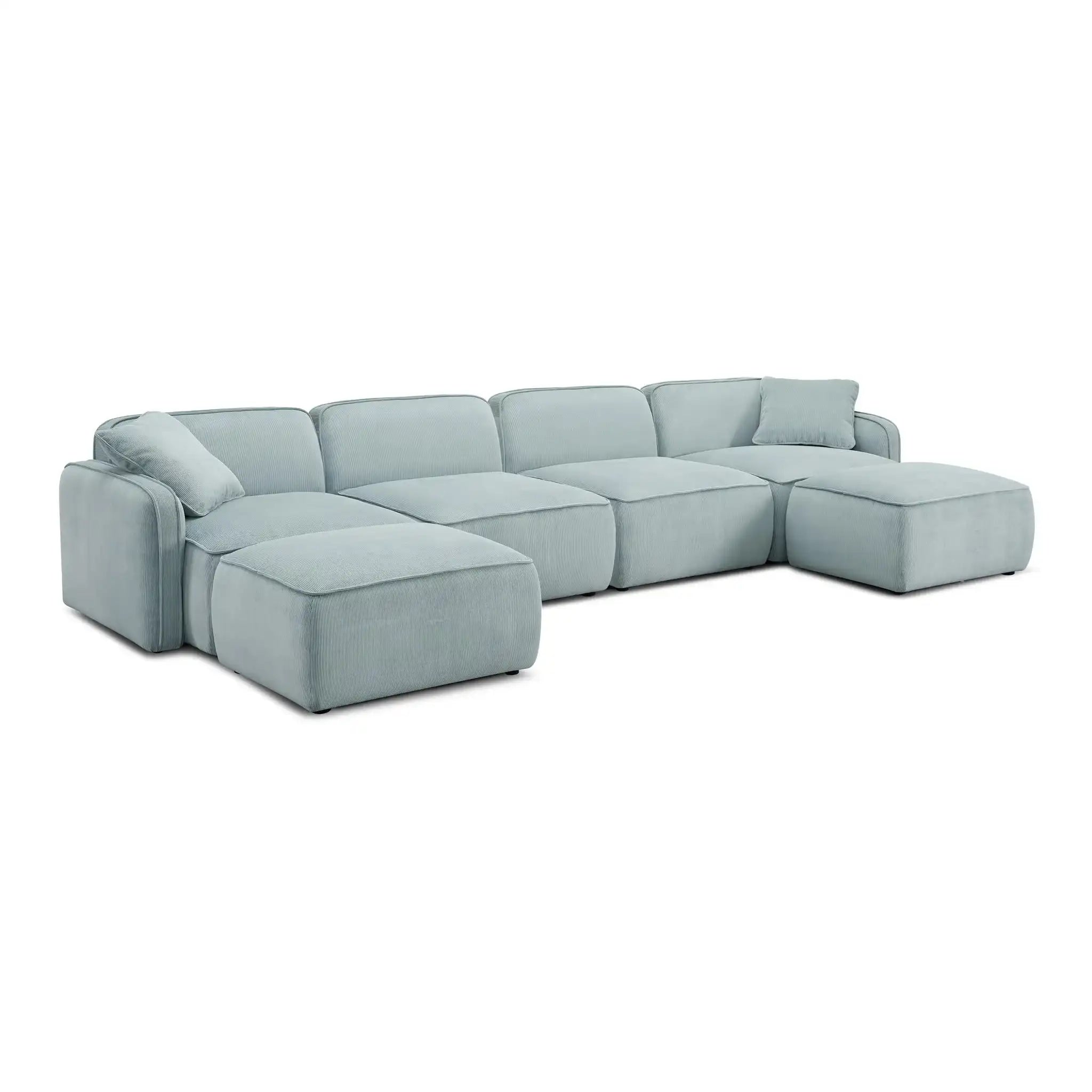 Travie - 6-Piece Modular U-Sectional - Best Buy Furniture