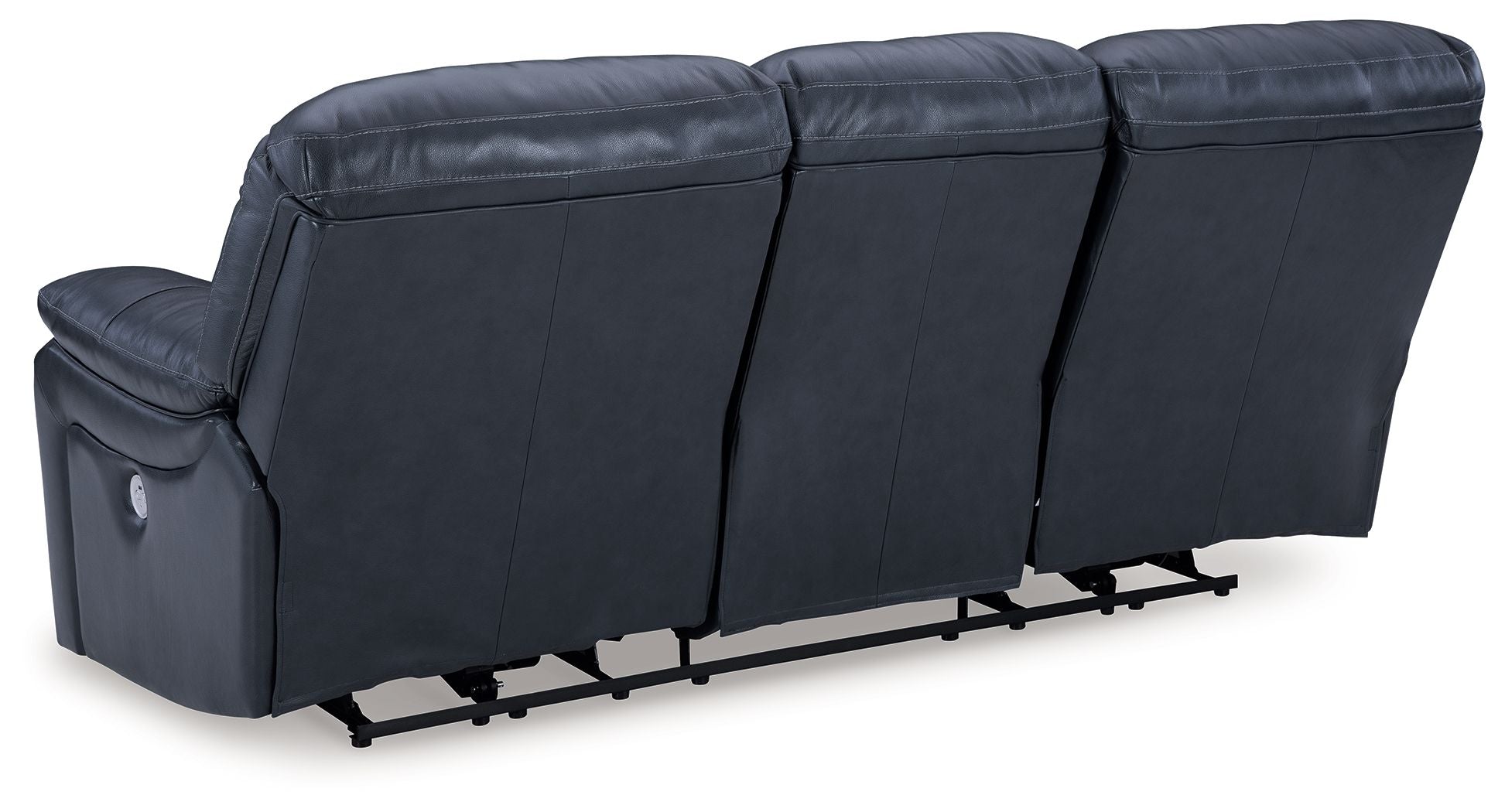 Leesworth - 3 Pc. - Power Reclining Sofa, Power Reclining Loveseat, Power Rocker Recliner - Ocean - Best Buy Furniture