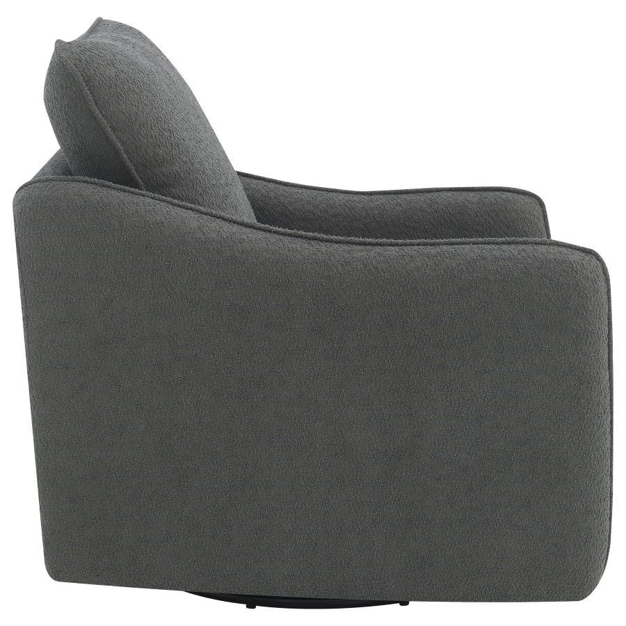 Madia - Upholstered Sloped Arm Swivel Glider Chair - Best Buy Furniture