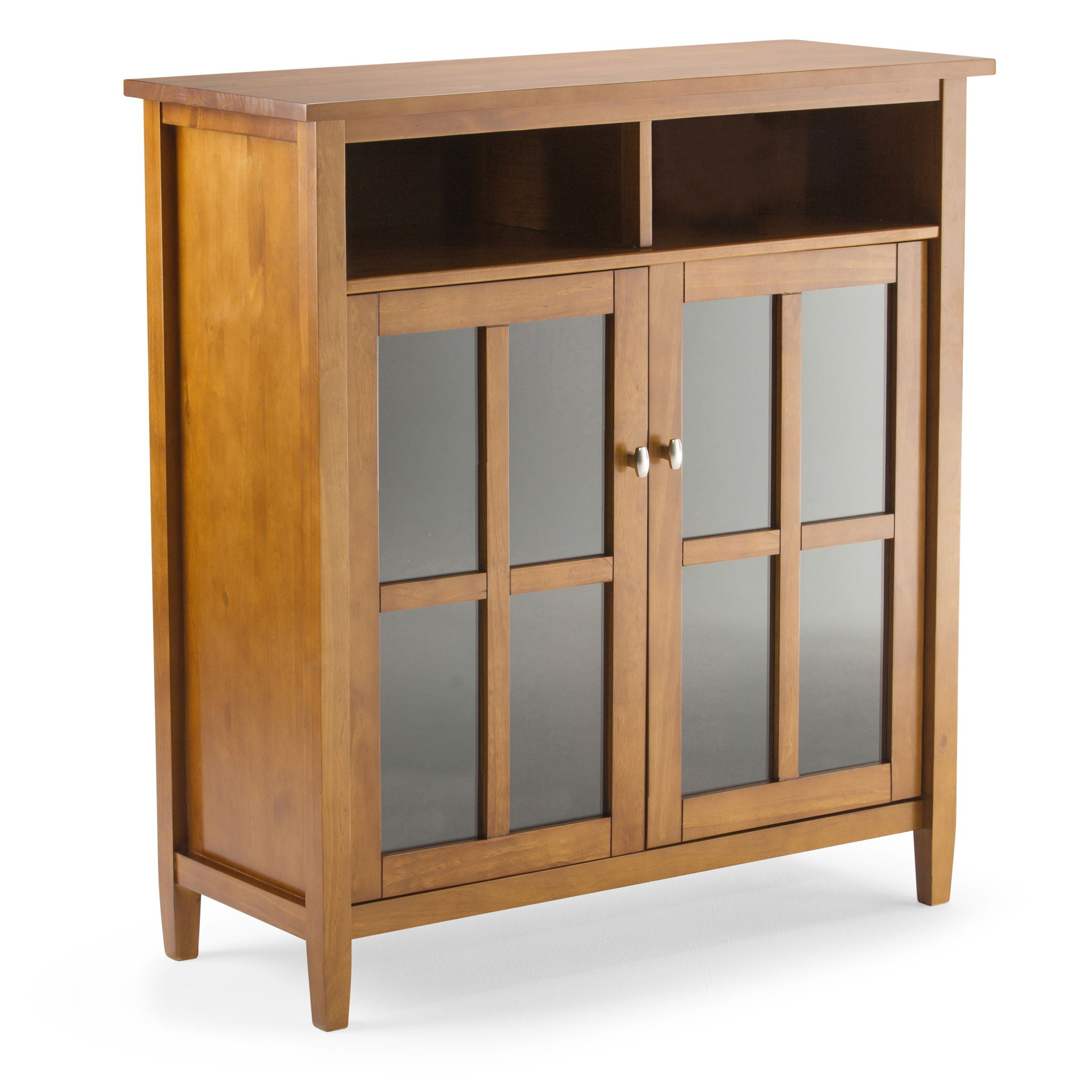Warm Shaker - Handcrafted Medium Storage Media Cabinet - Best Buy Furniture
