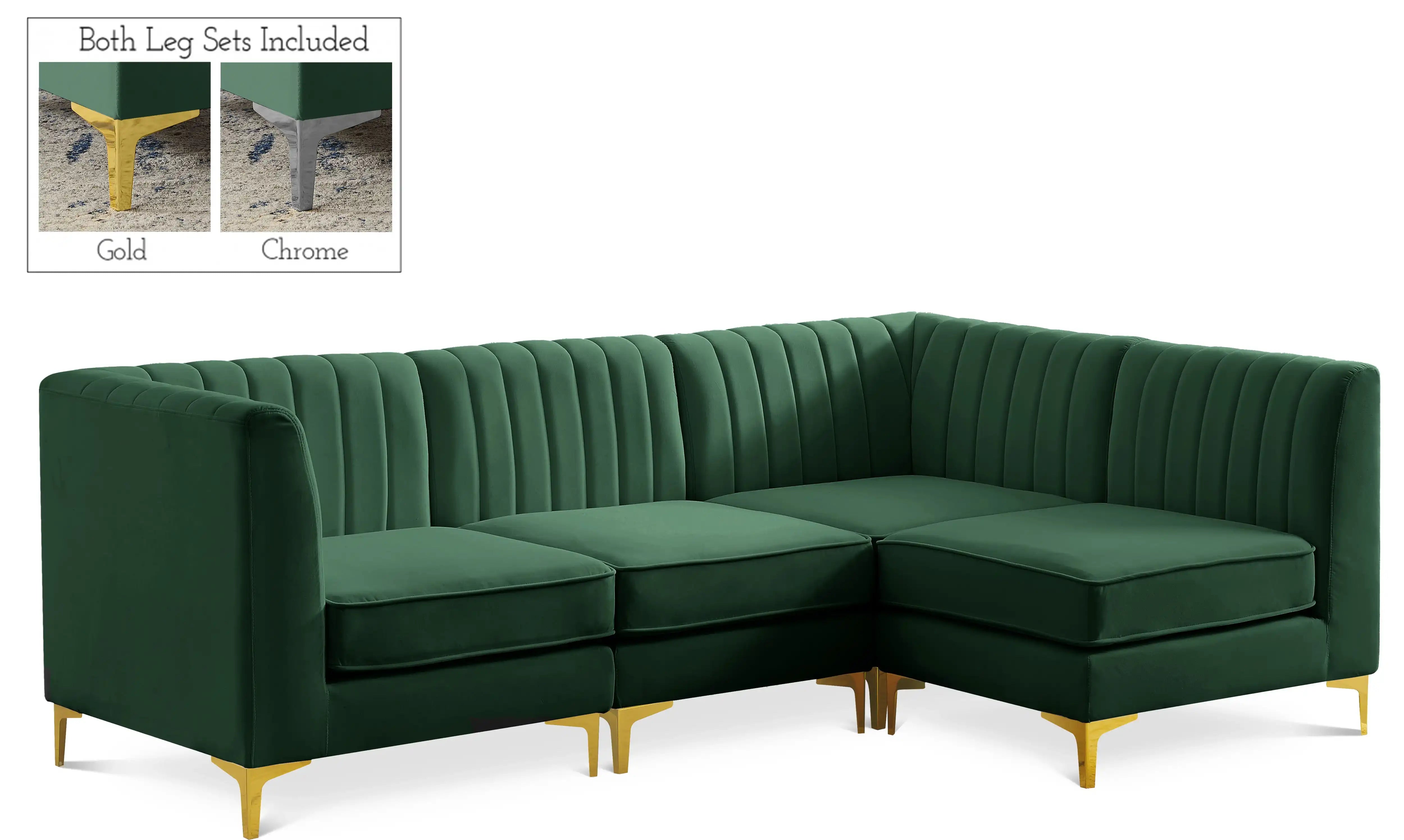 Alina - 4 Piece Modular L-Shaped Sectional - Best Buy Furniture